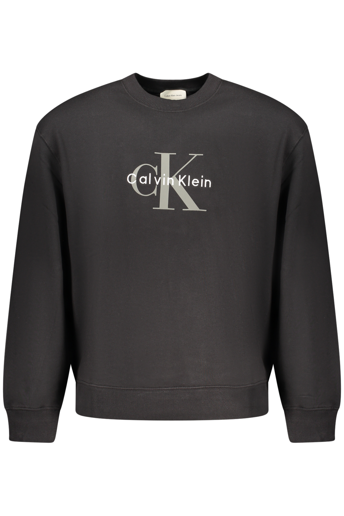CALVIN KLEIN MEN BLACK ZIP-UP SWEATSHIRT CALVIN KLEIN MEN BLACK ZIP-UP SWEATSHIRT