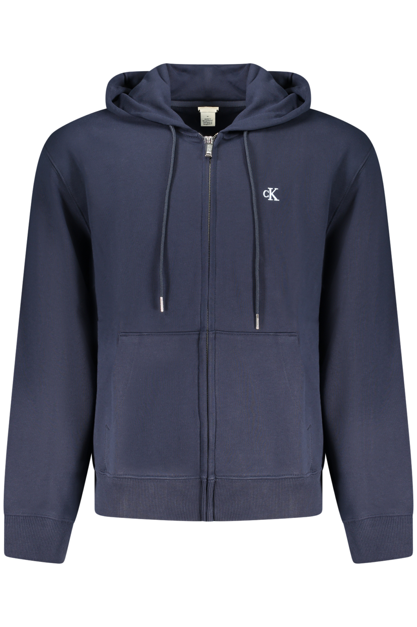 CALVIN KLEIN MEN BLUE ZIP-UP SWEATSHIRT CALVIN KLEIN MEN BLUE ZIP-UP SWEATSHIRT