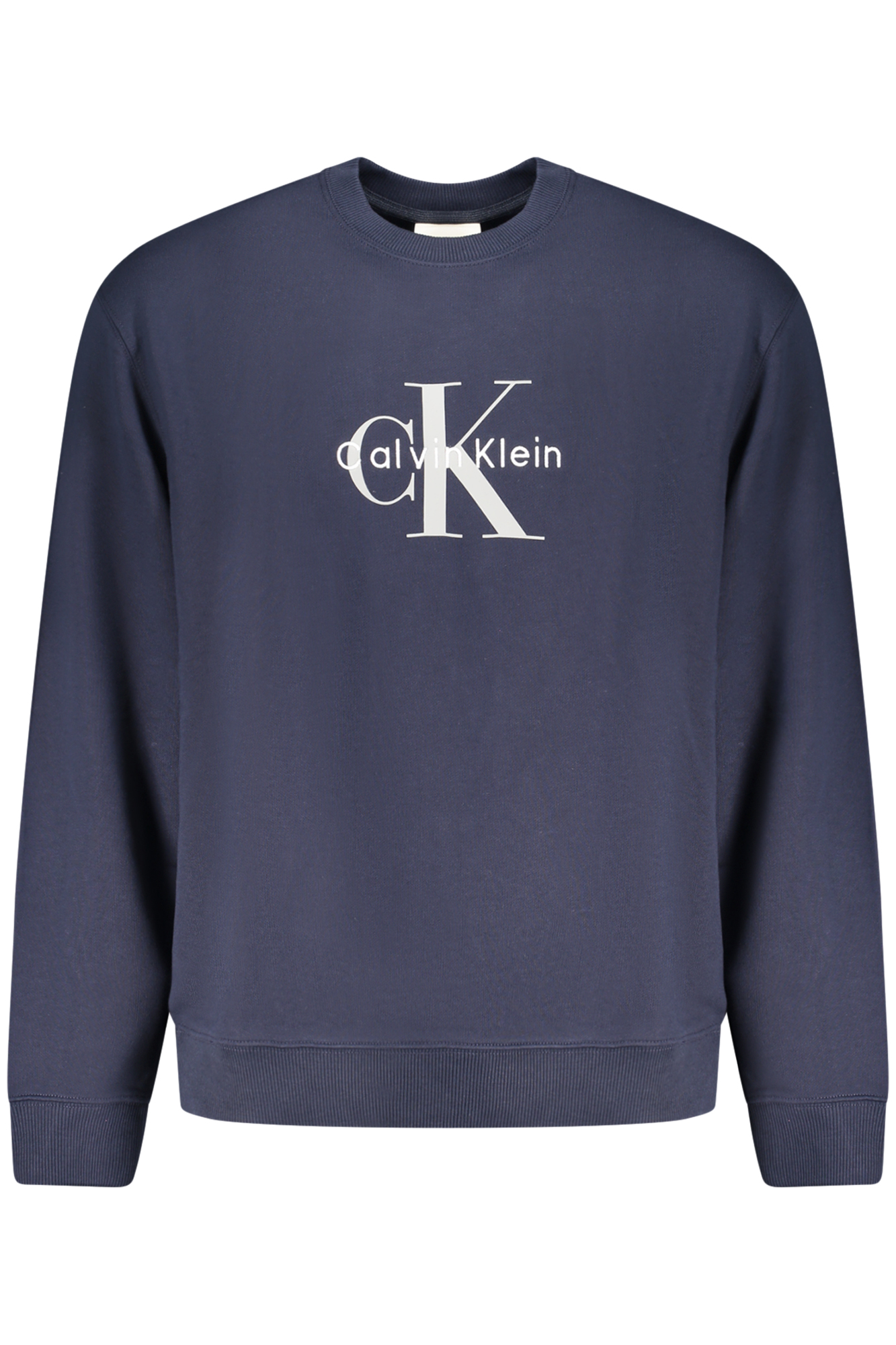 CALVIN KLEIN MEN BLUE ZIP-UP SWEATSHIRT CALVIN KLEIN MEN BLUE ZIP-UP SWEATSHIRT