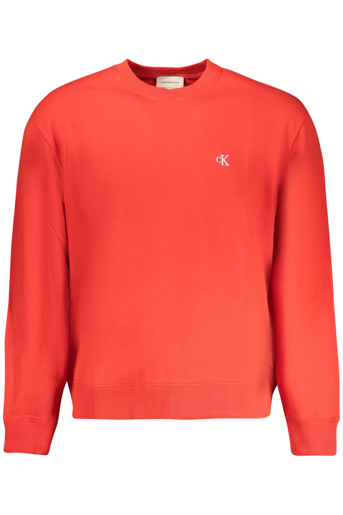 CALVIN KLEIN MEN RED ZIP-UP SWEATSHIRT CALVIN KLEIN MEN RED ZIP-UP SWEATSHIRT