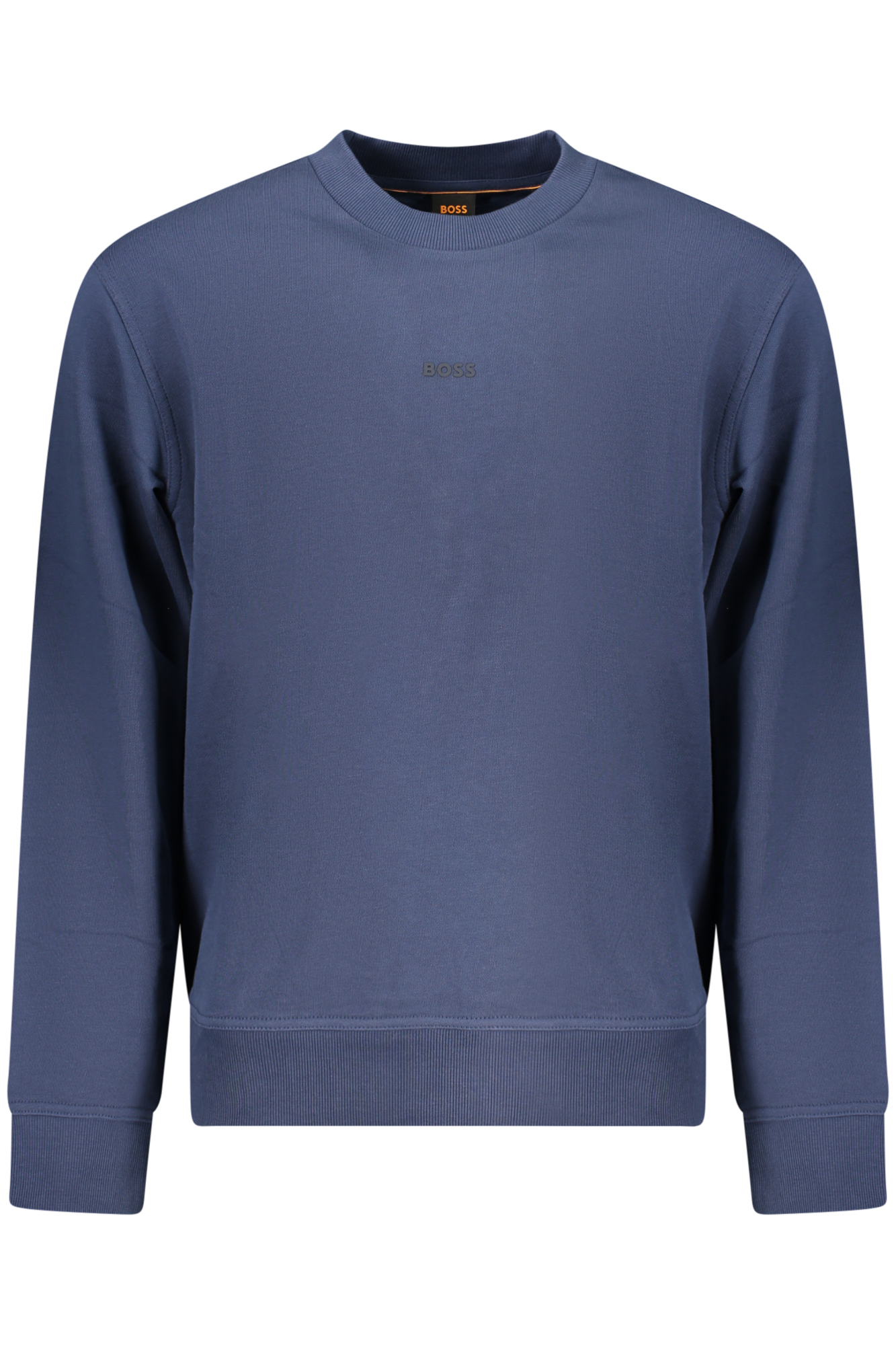 BOSS MEN BLUE ZIP-UP SWEATSHIRT BOSS MEN BLUE ZIP-UP SWEATSHIRT