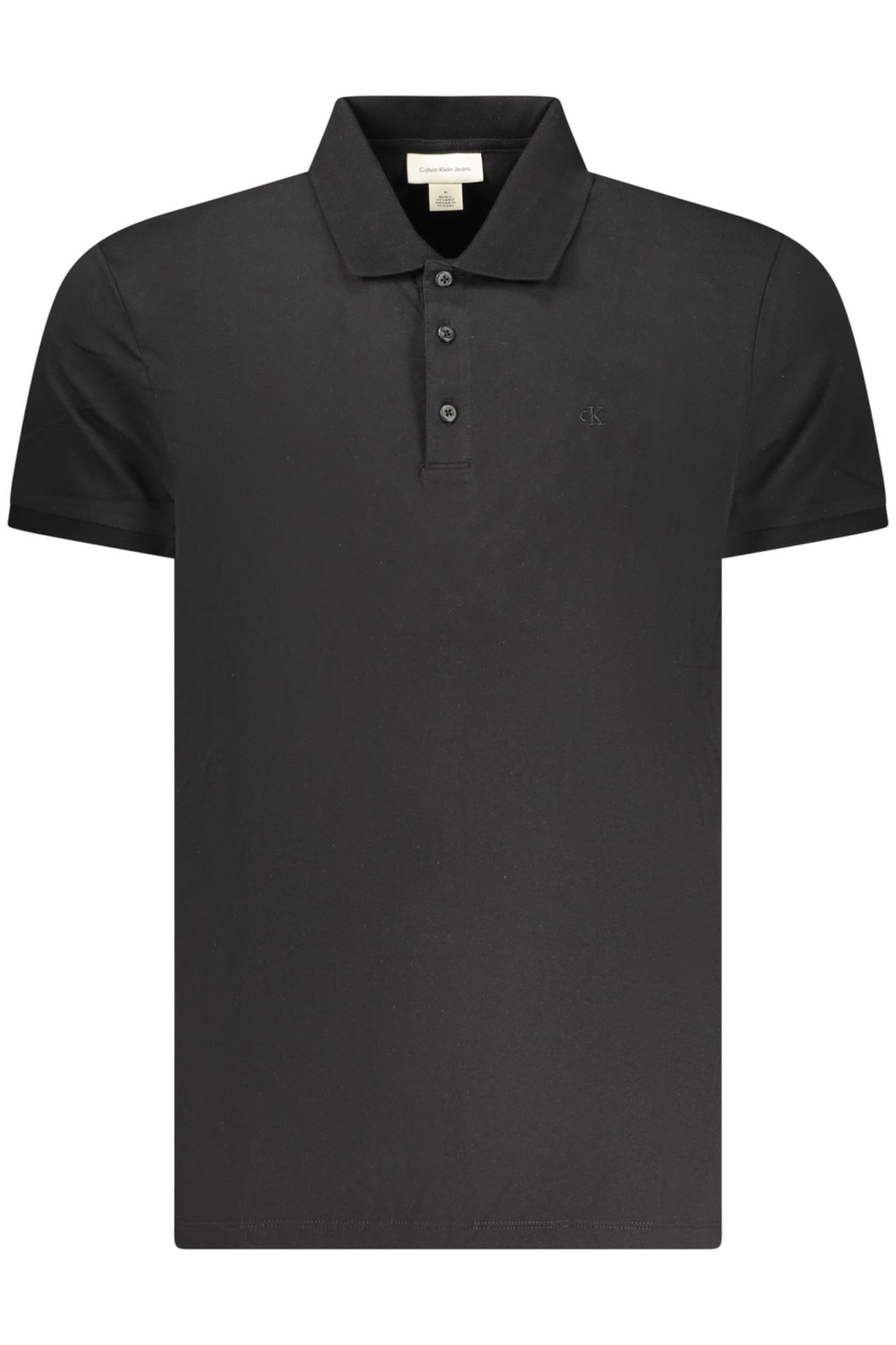 CALVIN KLEIN MEN SHORT-SLEEVE POLO SHIRT BLACK CALVIN KLEIN MEN SHORT-SLEEVE POLO SHIRT BLACK