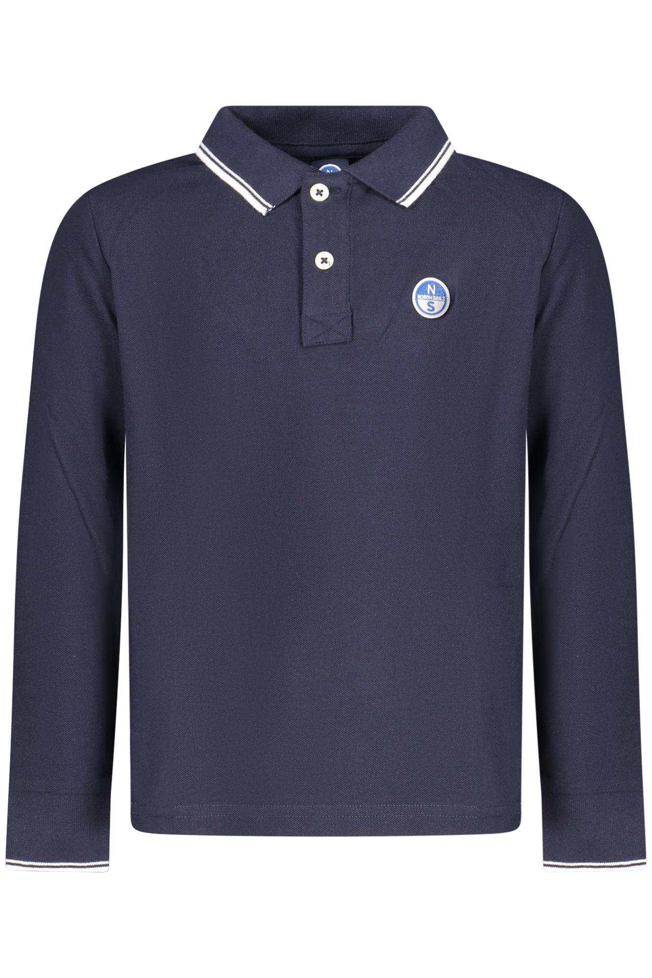 NORTH SAILS KIDS' LONG-SLEEVED POLO SHIRT, BLUE NORTH SAILS KIDS' LONG-SLEEVED POLO SHIRT, BLUE