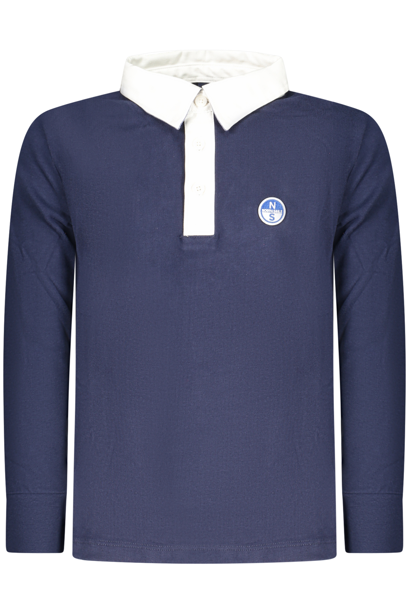 NORTH SAILS KIDS' LONG-SLEEVED POLO SHIRT, BLUE NORTH SAILS KIDS' LONG-SLEEVED POLO SHIRT, BLUE