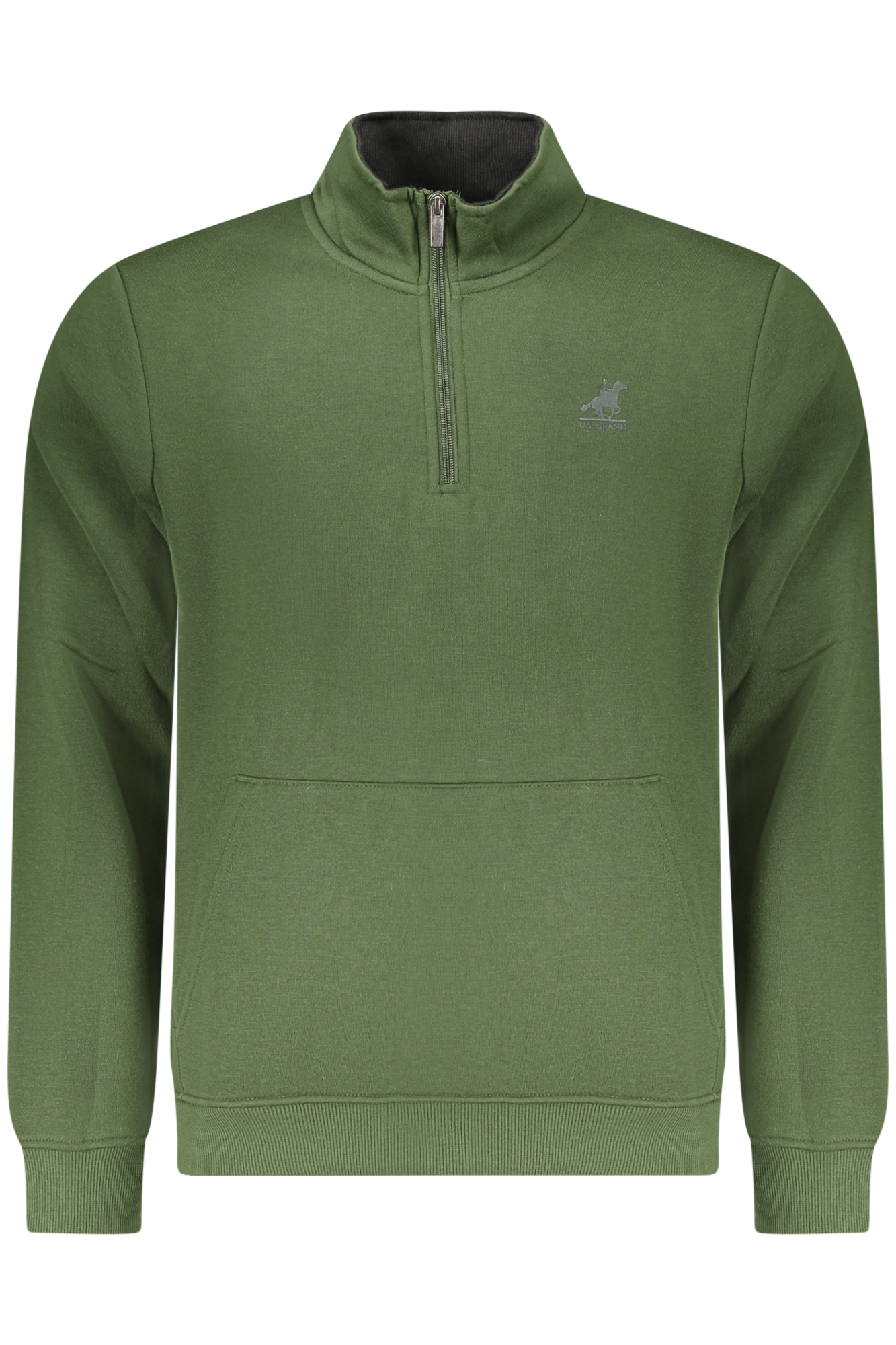 US GRAND MEN ZIP-UP SWEATSHIRT GREEN US GRAND MEN ZIP-UP SWEATSHIRT GREEN