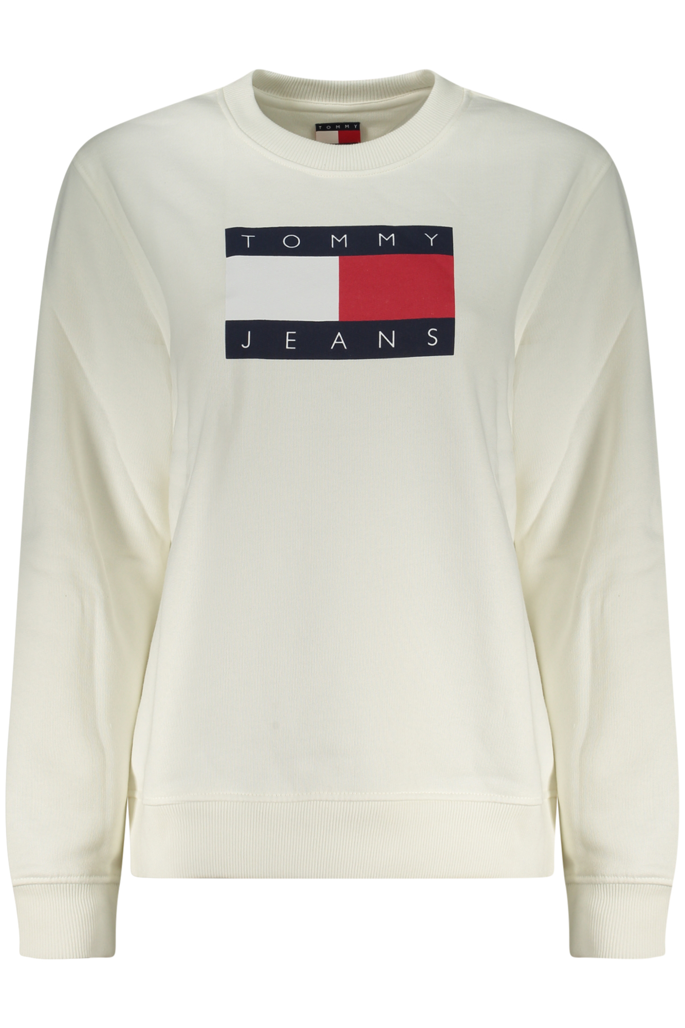 TOMMY HILFIGER WOMEN ZIP-UP SWEATSHIRT WHITE TOMMY HILFIGER WOMEN ZIP-UP SWEATSHIRT WHITE