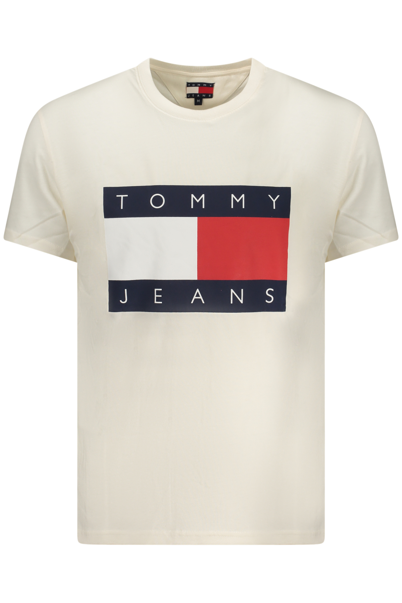 TOMMY HILFIGER MEN SHORT-SLEEVE T-SHIRT WHITE TOMMY HILFIGER MEN SHORT-SLEEVE T-SHIRT WHITE