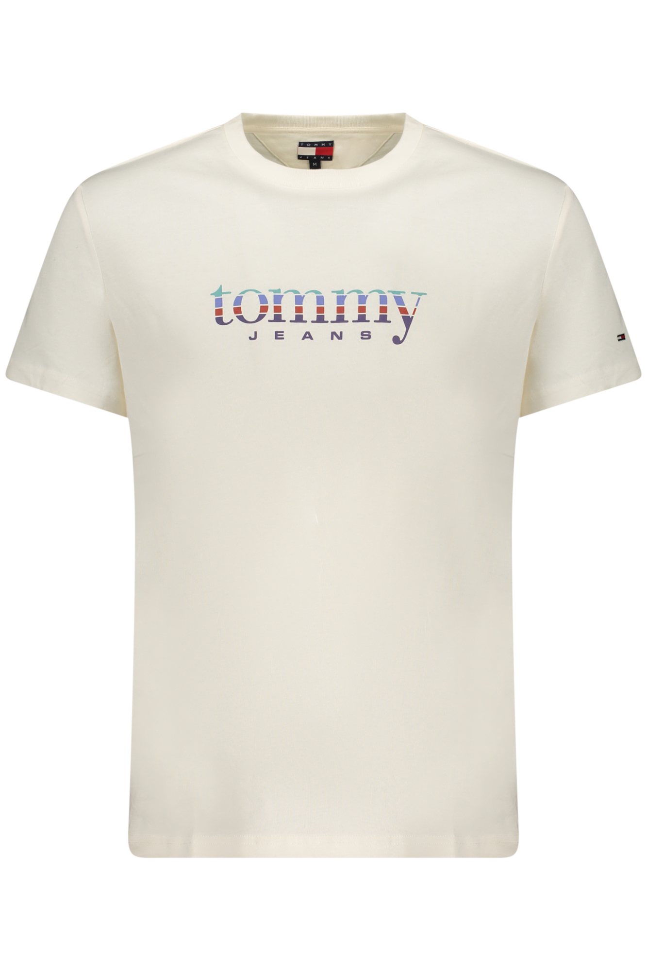TOMMY HILFIGER MEN SHORT-SLEEVE T-SHIRT WHITE TOMMY HILFIGER MEN SHORT-SLEEVE T-SHIRT WHITE
