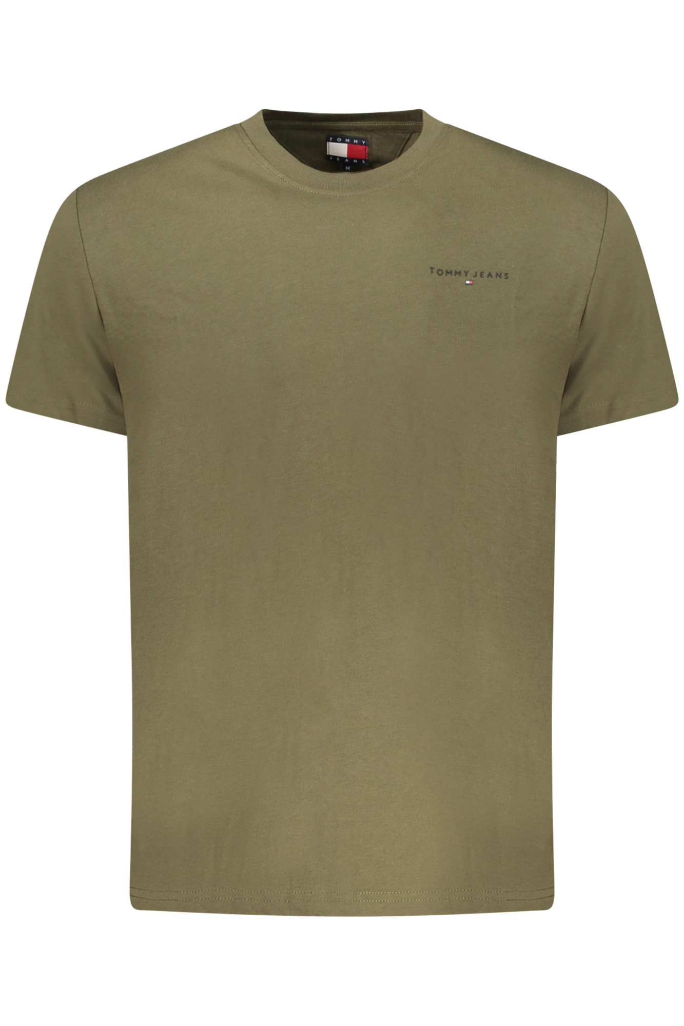 TOMMY HILFIGER MEN SHORT-SLEEVED T-SHIRT GREEN TOMMY HILFIGER MEN SHORT-SLEEVED T-SHIRT GREEN