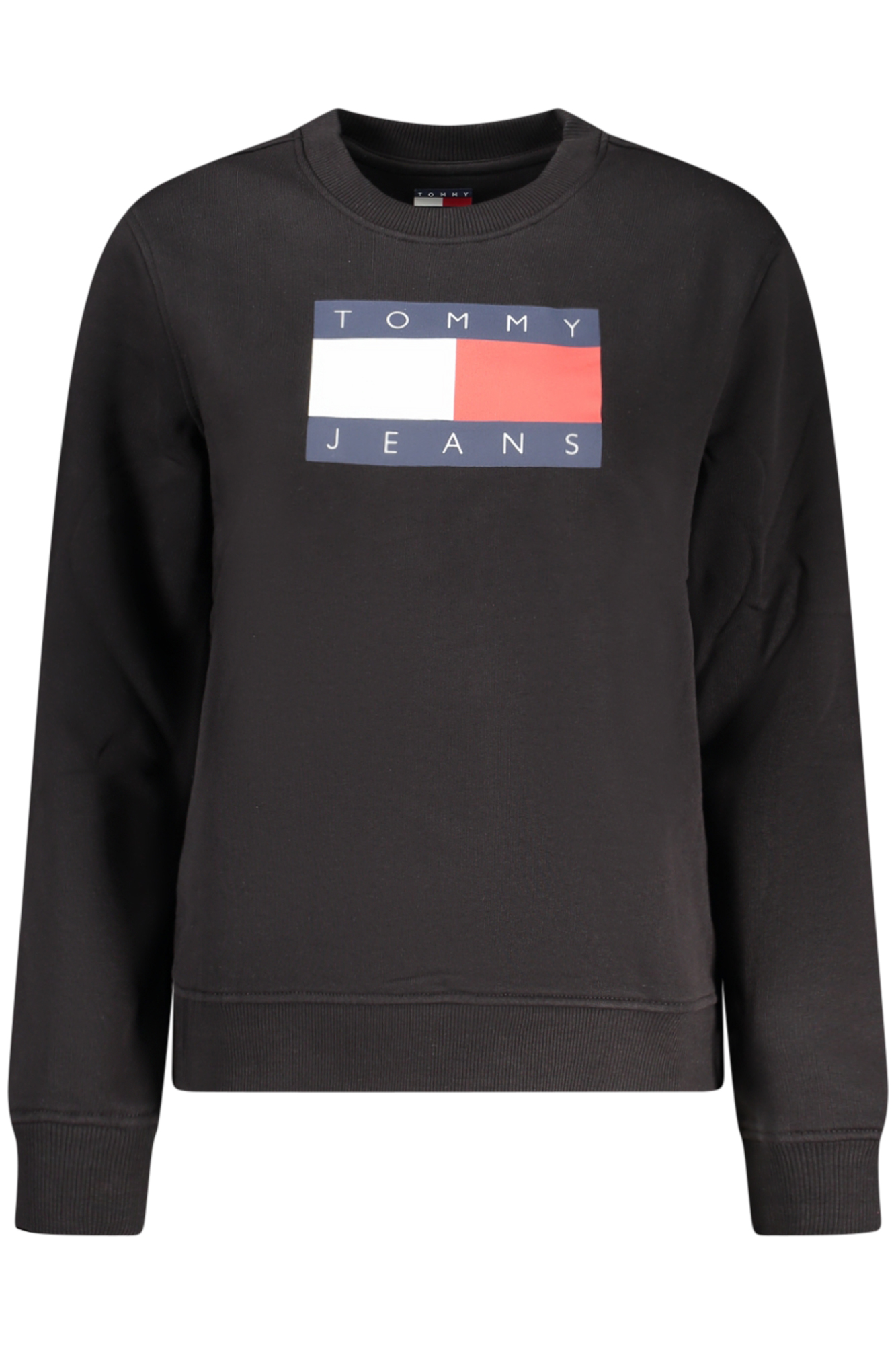 TOMMY HILFIGER WOMEN BLACK ZIP-UP SWEATSHIRT TOMMY HILFIGER WOMEN BLACK ZIP-UP SWEATSHIRT