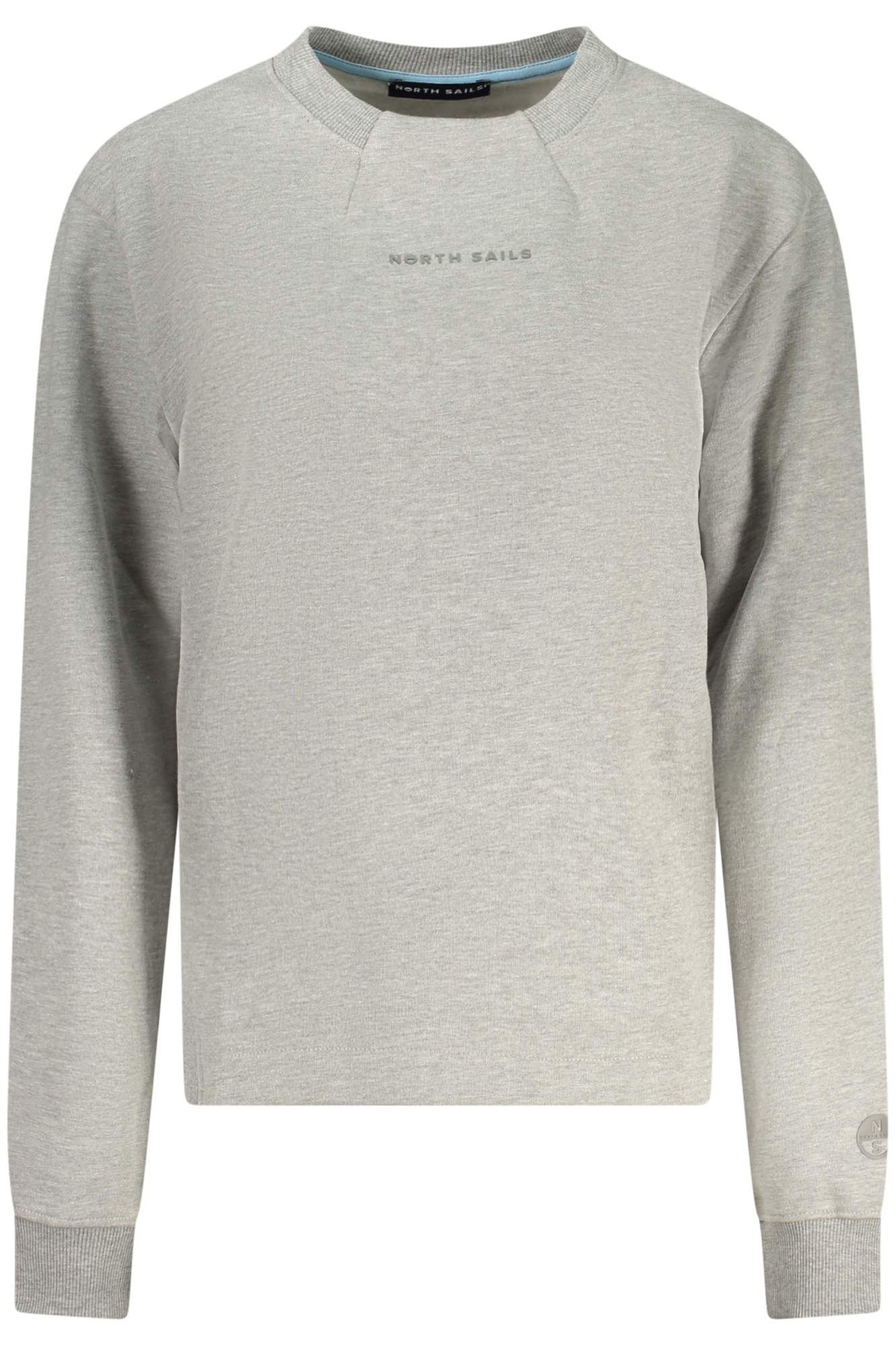 NORTH SAILS WOMEN ZIP-UP SWEATSHIRT, GREY NORTH SAILS WOMEN ZIP-UP SWEATSHIRT, GREY