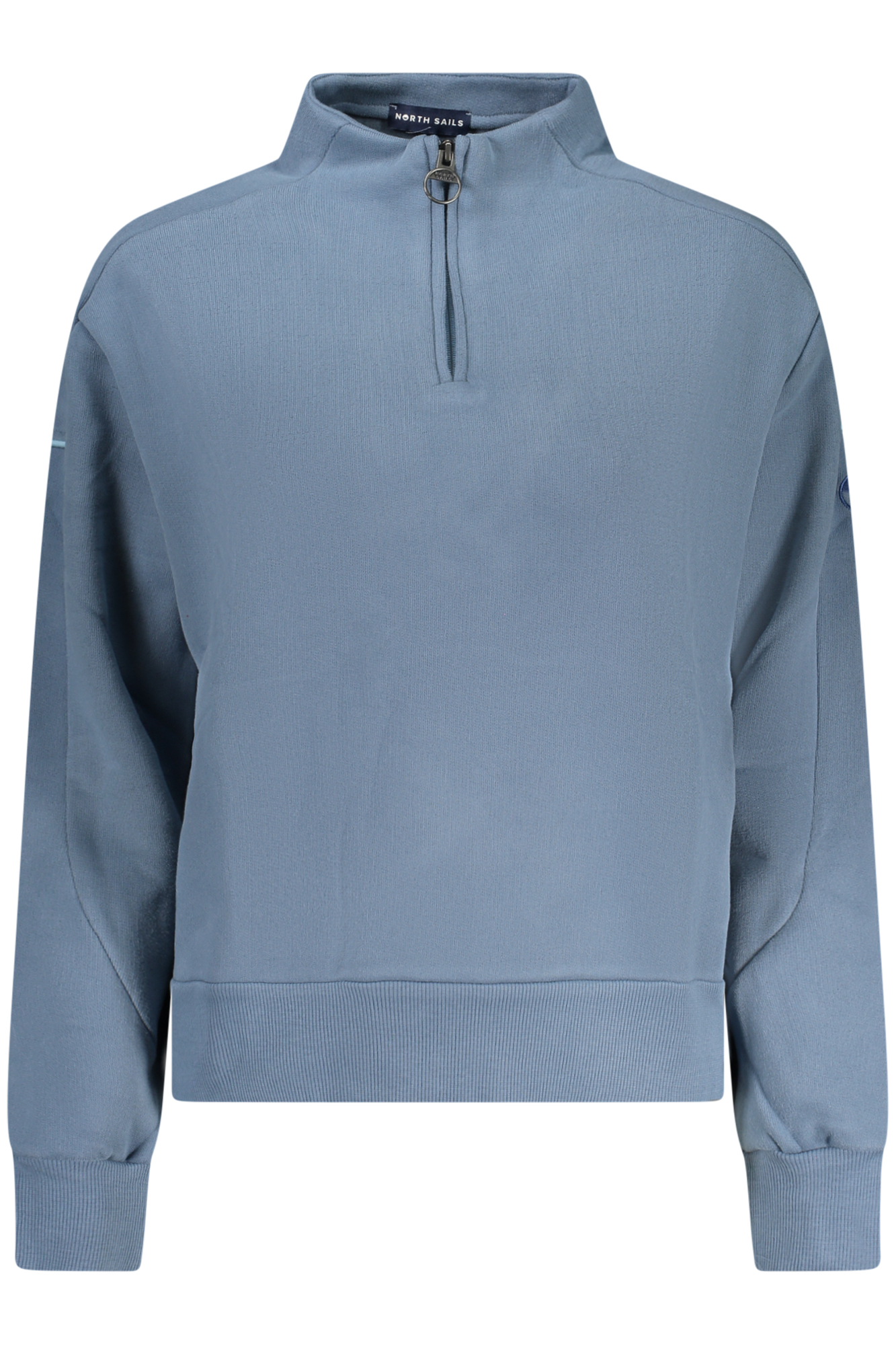 NORTH SAILS WOMEN BLUE ZIP-UP SWEATSHIRT NORTH SAILS WOMEN BLUE ZIP-UP SWEATSHIRT