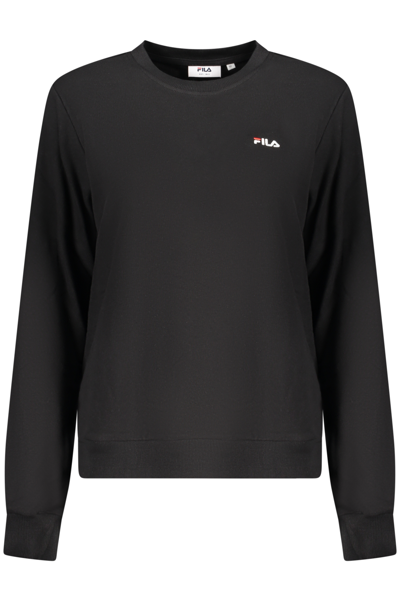 FILA WOMEN BLACK ZIP-UP SWEATSHIRT FILA WOMEN BLACK ZIP-UP SWEATSHIRT