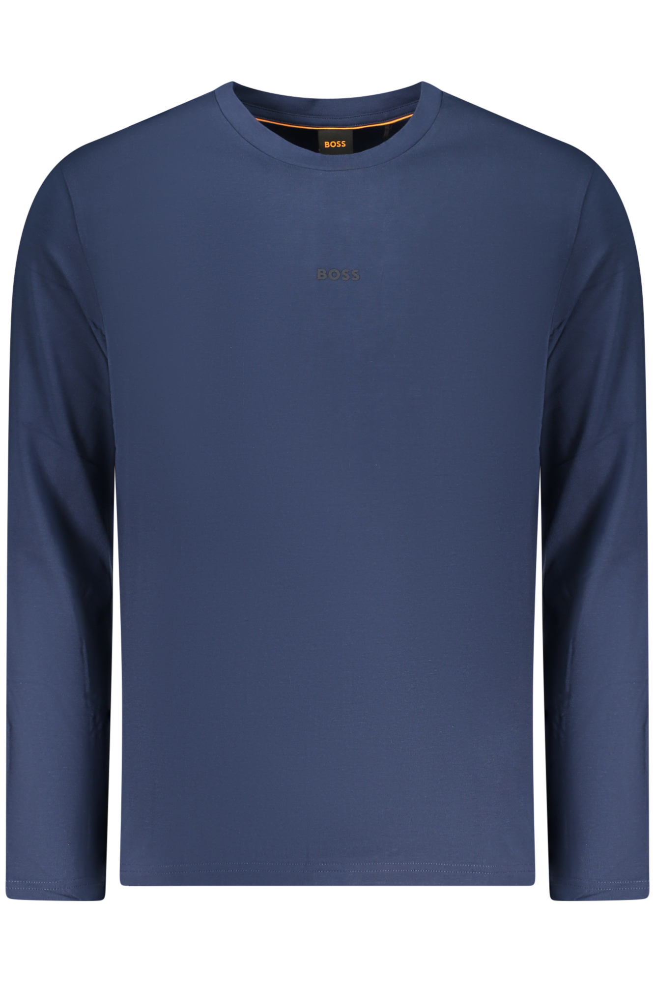 BOSS MEN LONG-SLEEVED T-SHIRT, BLUE BOSS MEN LONG-SLEEVED T-SHIRT, BLUE