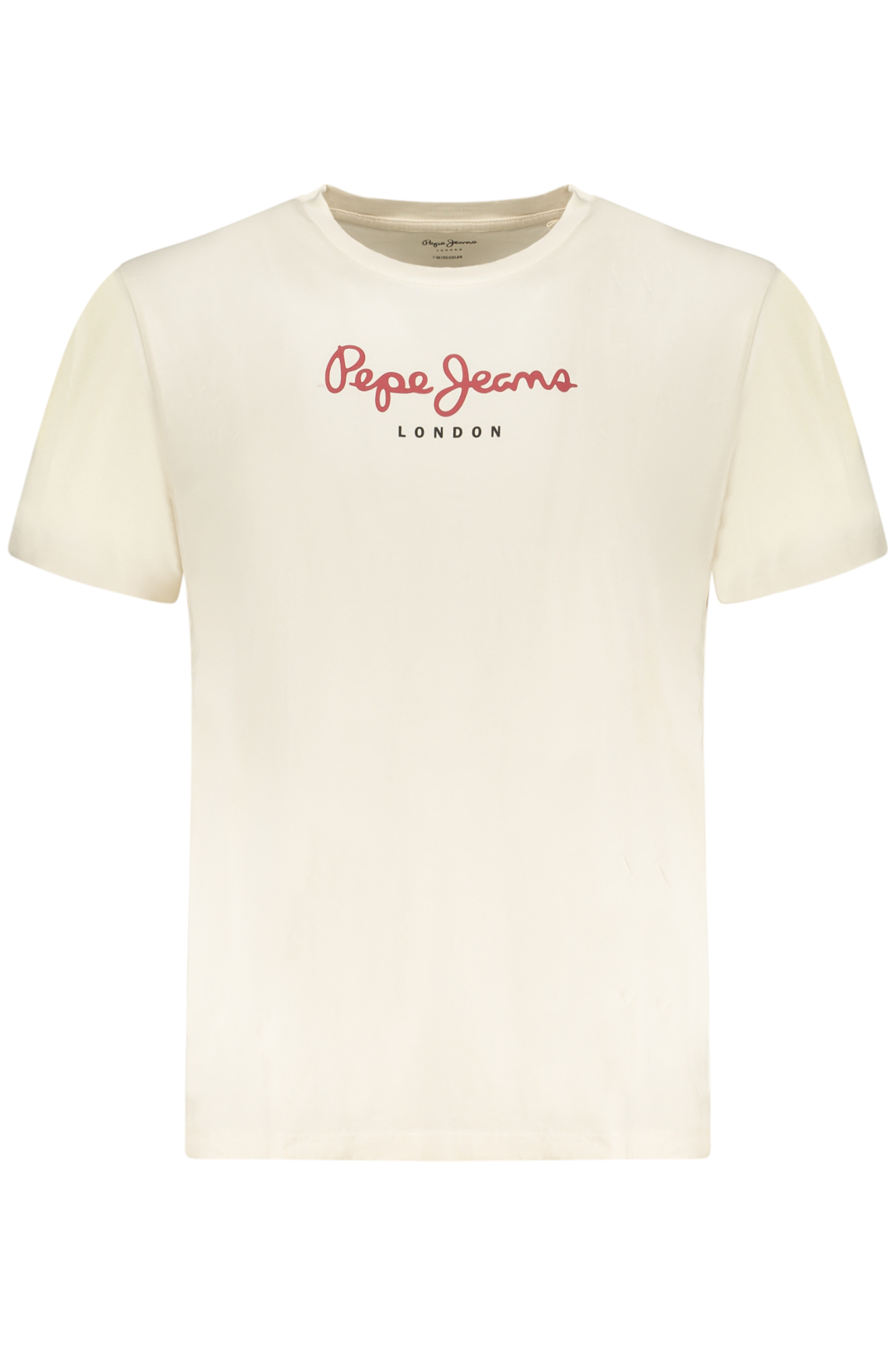 PEPE JEANS MEN SHORT-SLEEVE T-SHIRT, BEIGE PEPE JEANS MEN SHORT-SLEEVE T-SHIRT, BEIGE