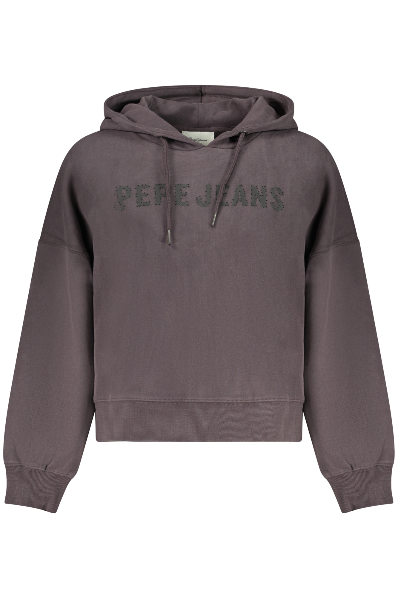 PEPE JEANS WOMEN BLACK ZIP-UP SWEATSHIRT PEPE JEANS WOMEN BLACK ZIP-UP SWEATSHIRT