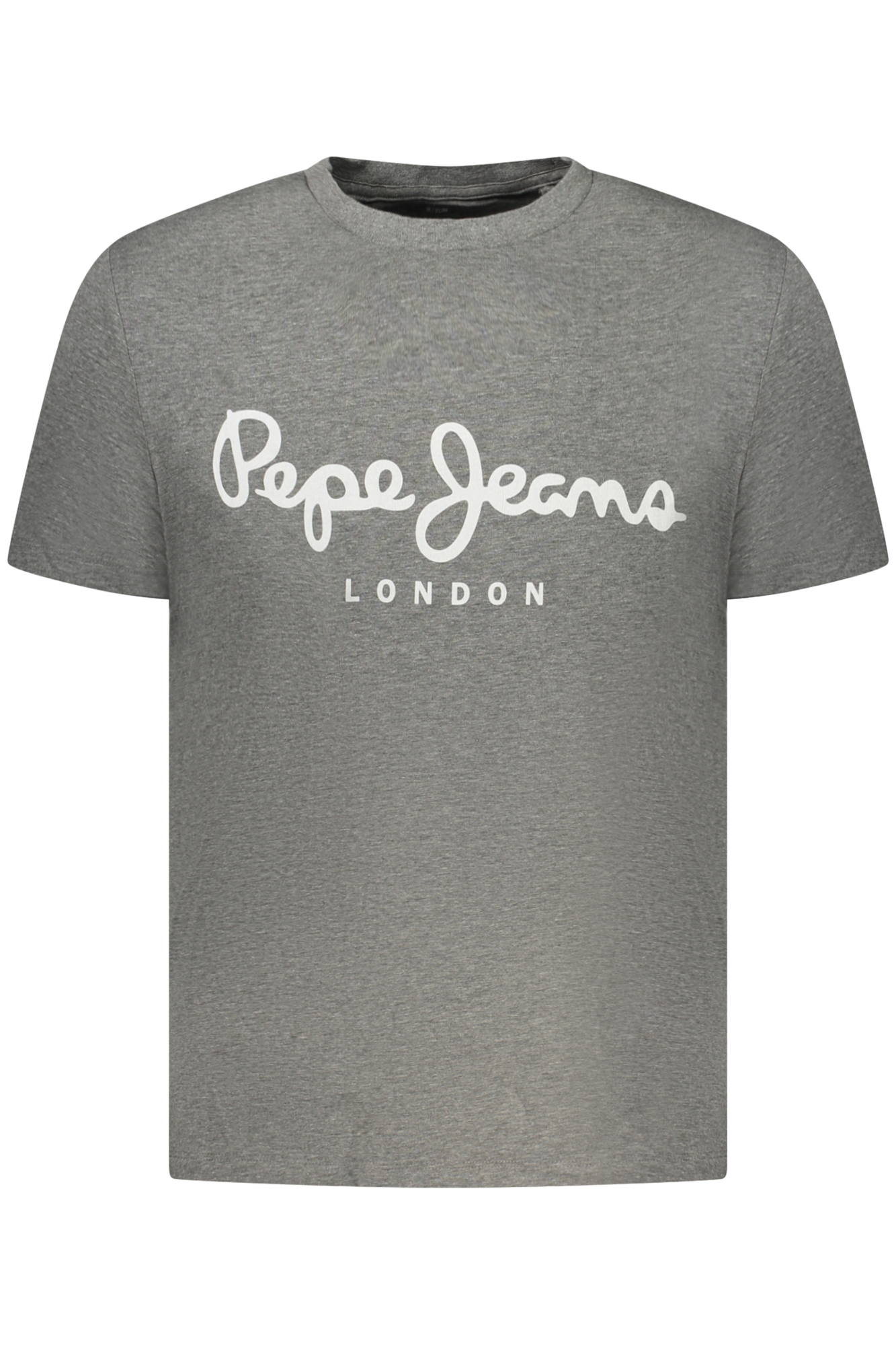 PEPE JEANS MEN SHORT-SLEEVED T-SHIRT, GREY PEPE JEANS MEN SHORT-SLEEVED T-SHIRT, GREY