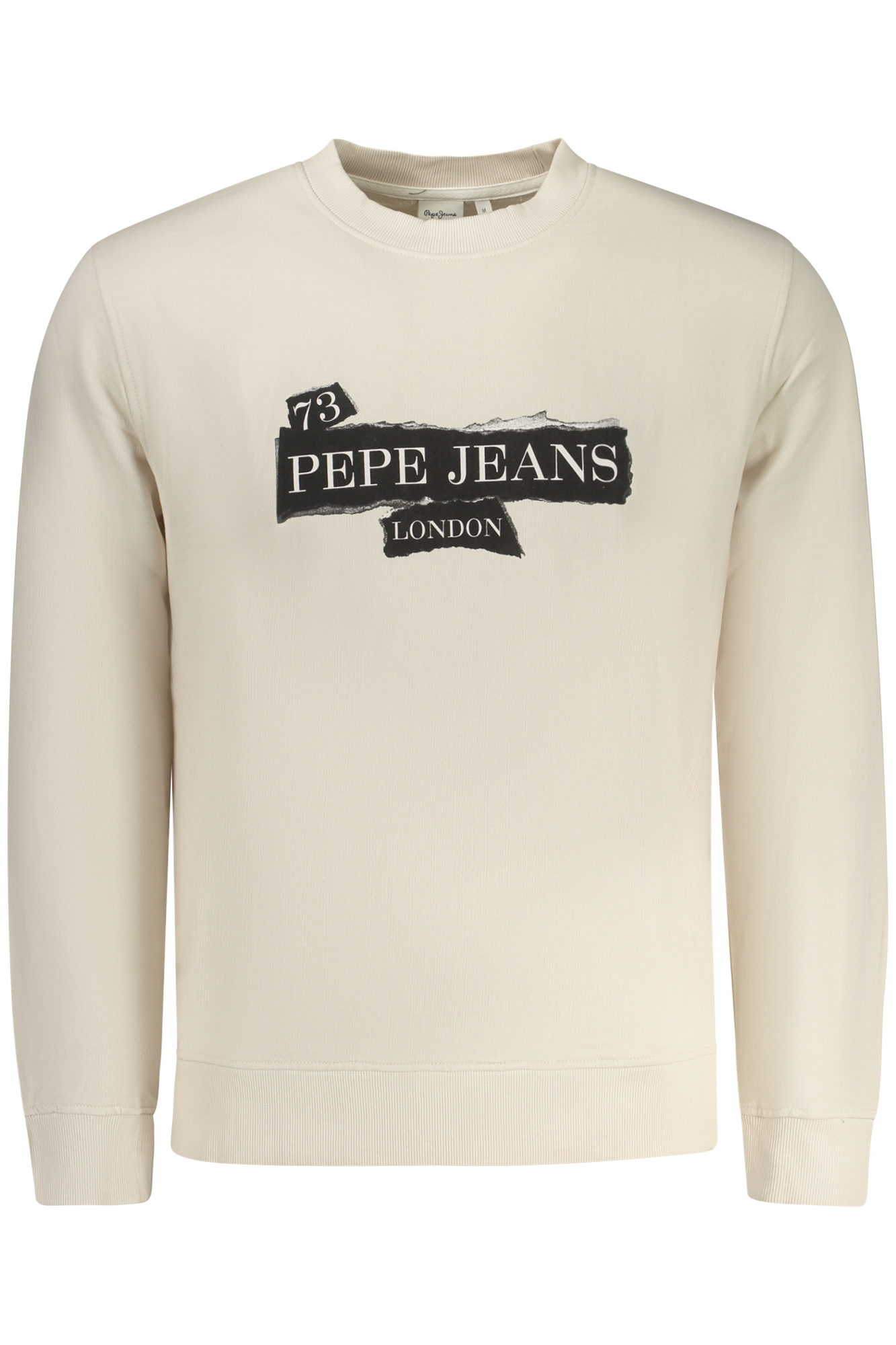 PEPE JEANS MEN BEIGE ZIP-UP SWEATSHIRT PEPE JEANS MEN BEIGE ZIP-UP SWEATSHIRT