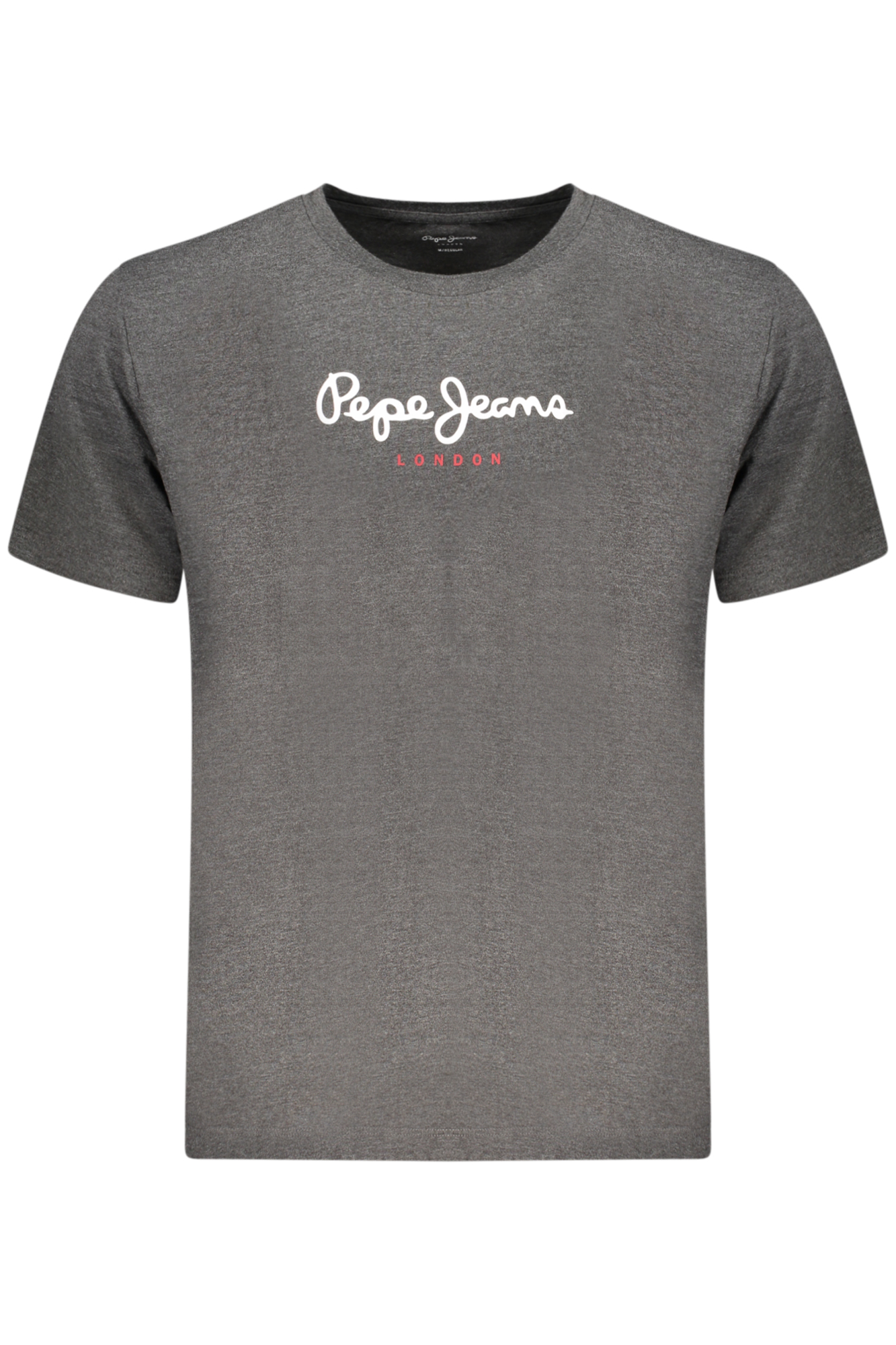 PEPE JEANS MEN SHORT-SLEEVED T-SHIRT, GREY PEPE JEANS MEN SHORT-SLEEVED T-SHIRT, GREY