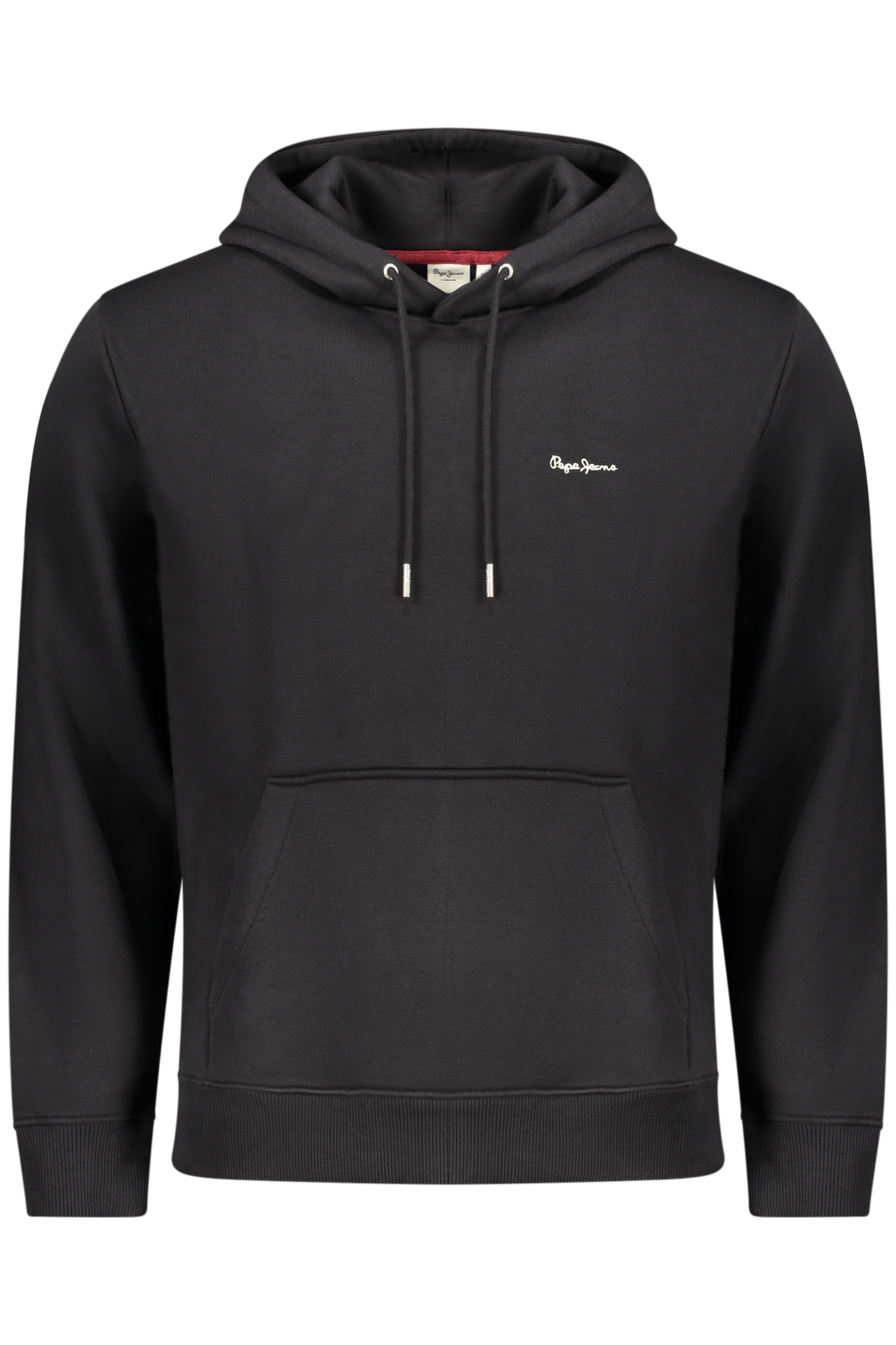 PEPE JEANS MEN BLACK ZIP-UP SWEATSHIRT PEPE JEANS MEN BLACK ZIP-UP SWEATSHIRT