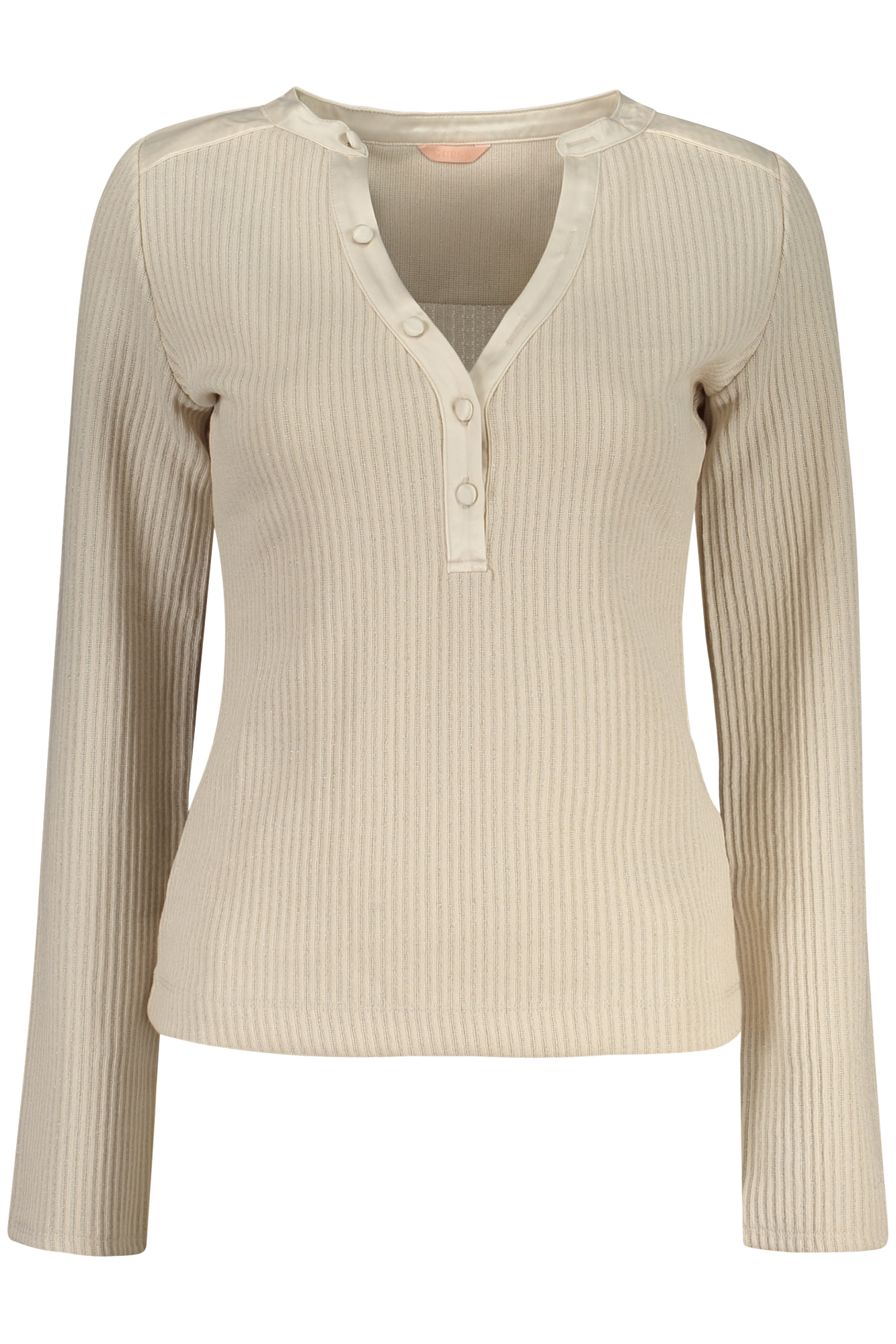 GUESS JEANS WOMEN BEIGE SWEATER GUESS JEANS WOMEN BEIGE SWEATER