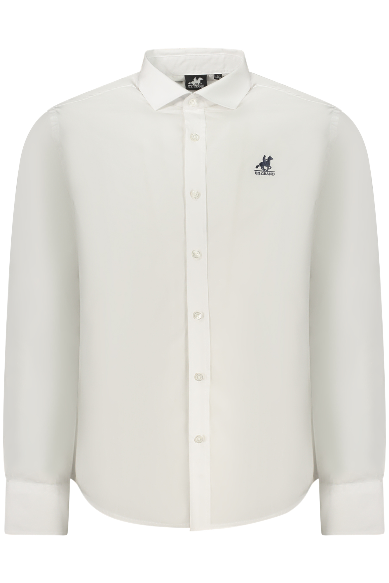 US GRAND MEN LONG-SLEEVED WHITE SHIRT US GRAND MEN LONG-SLEEVED WHITE SHIRT