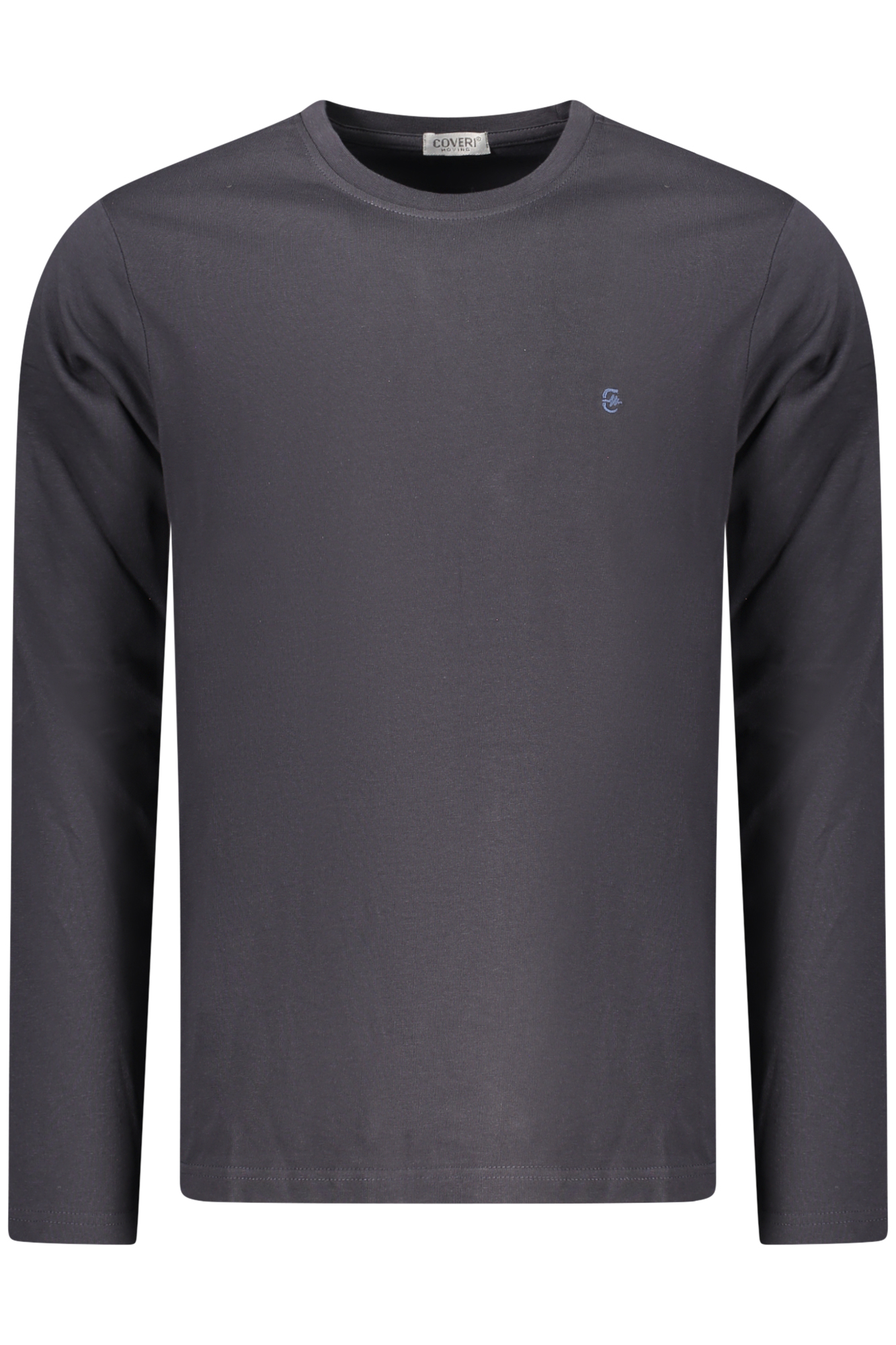 COVERI MOVING MEN LONG-SLEEVED T-SHIRT, BLUE COVERI MOVING MEN LONG-SLEEVED T-SHIRT, BLUE