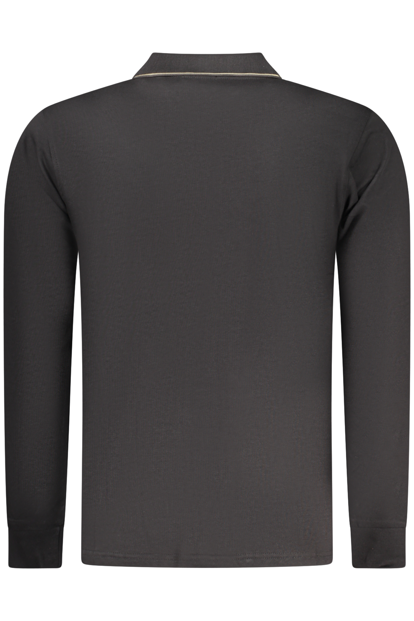COVERI MOVING MEN LONG-SLEEVE POLO SHIRT BLACK