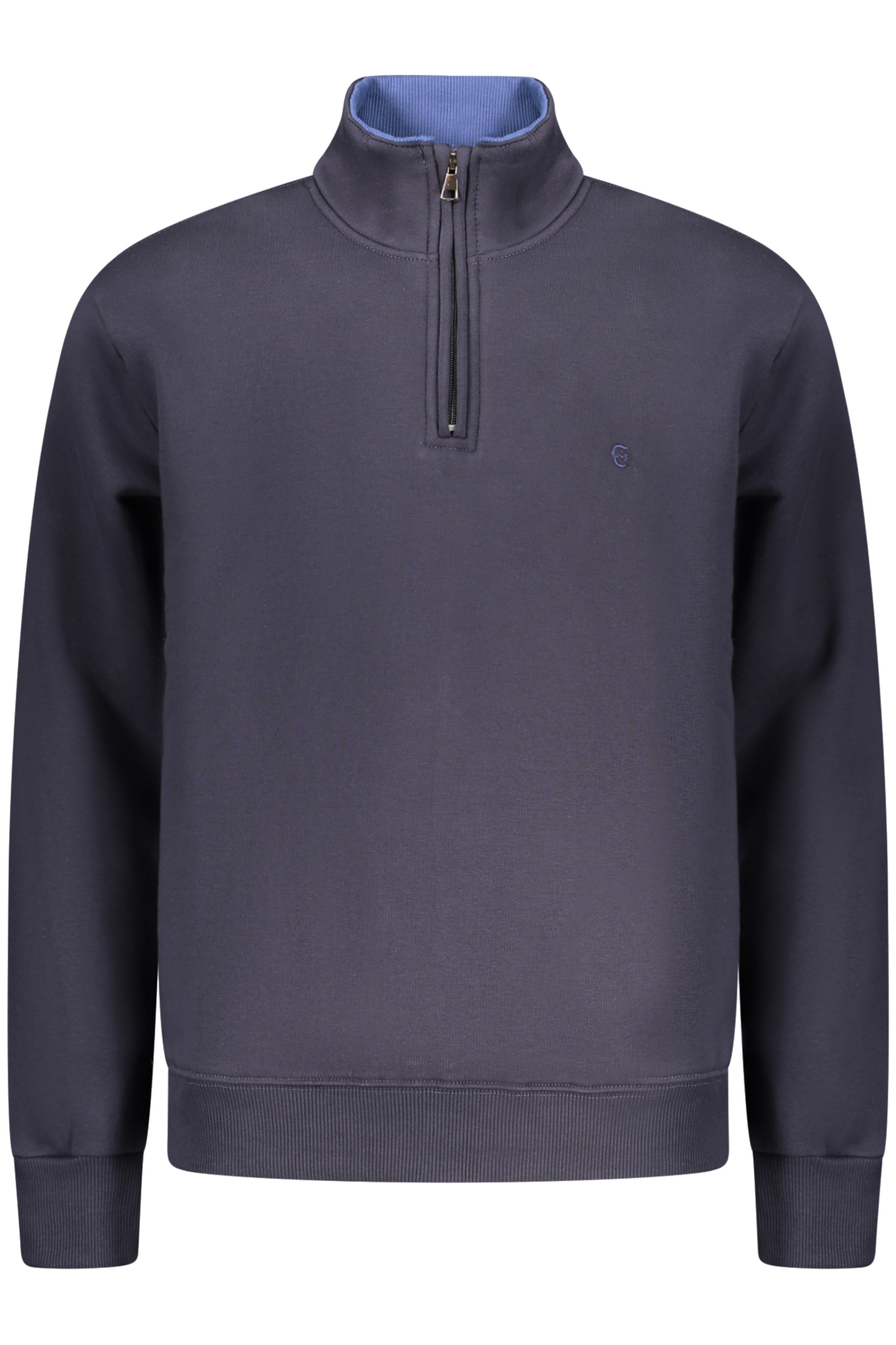 COVERI MOVING MEN BLUE ZIP-LESS SWEATSHIRT COVERI MOVING MEN BLUE ZIP-LESS SWEATSHIRT