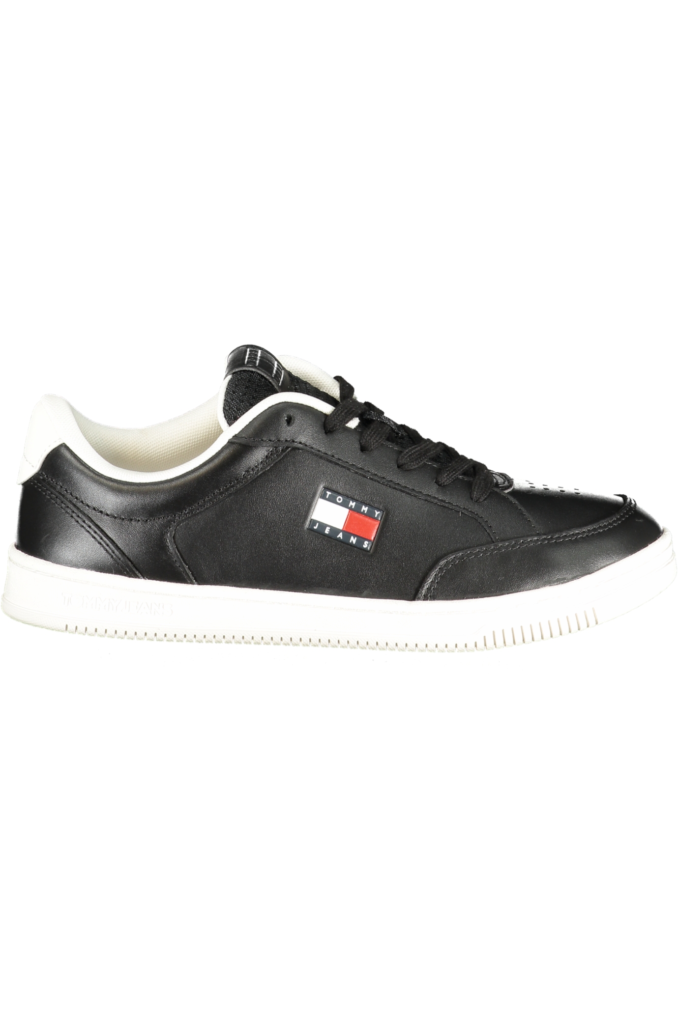 TOMMY HILFIGER MEN BLACK SPORTS SHOES TOMMY HILFIGER MEN BLACK SPORTS SHOES