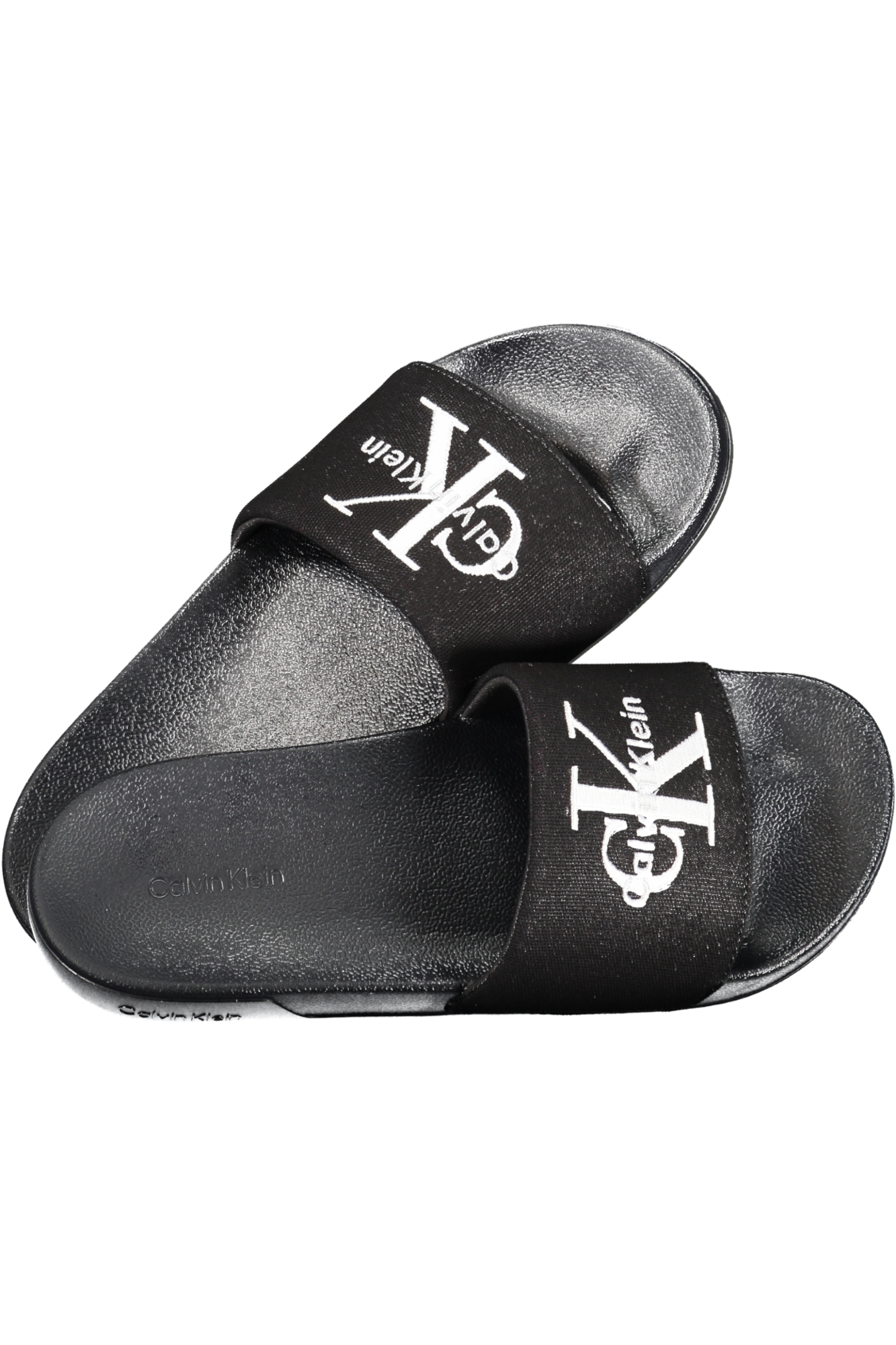 CALVIN KLEIN MEN BLACK SLIPPER FOOTWEAR