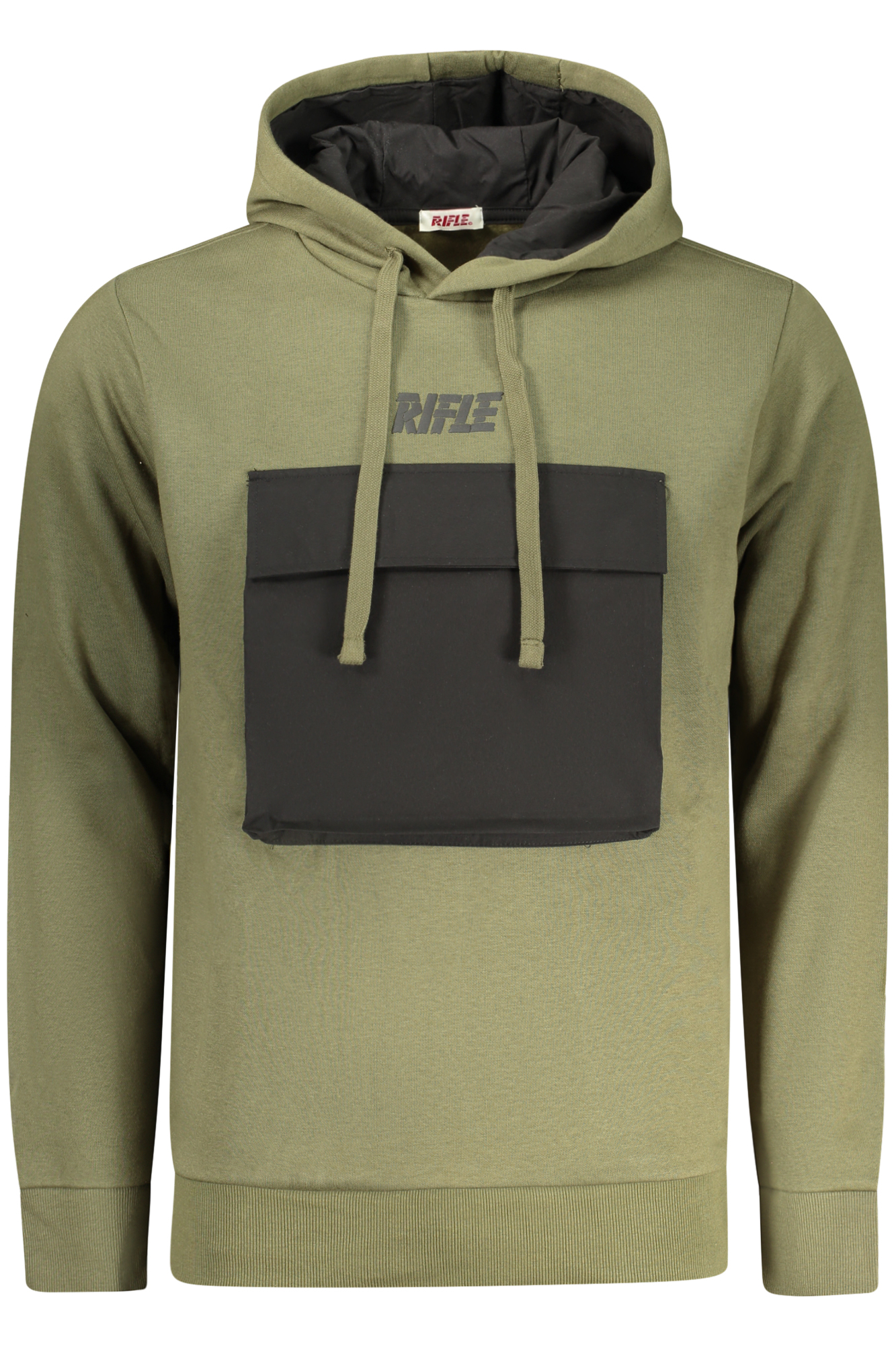 RIFLE MEN ZIP-UP SWEATSHIRT GREEN RIFLE MEN ZIP-UP SWEATSHIRT GREEN