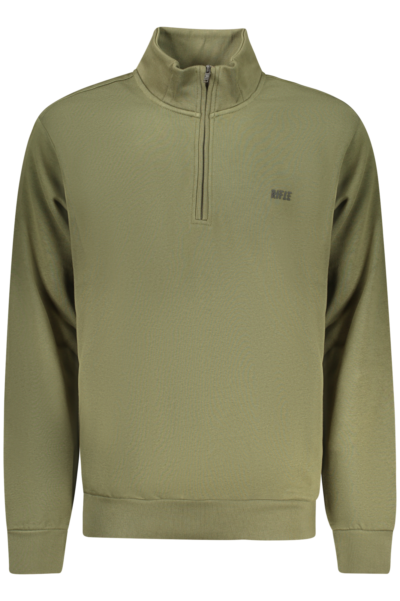 RIFLE MEN ZIP-UP SWEATSHIRT GREEN RIFLE MEN ZIP-UP SWEATSHIRT GREEN