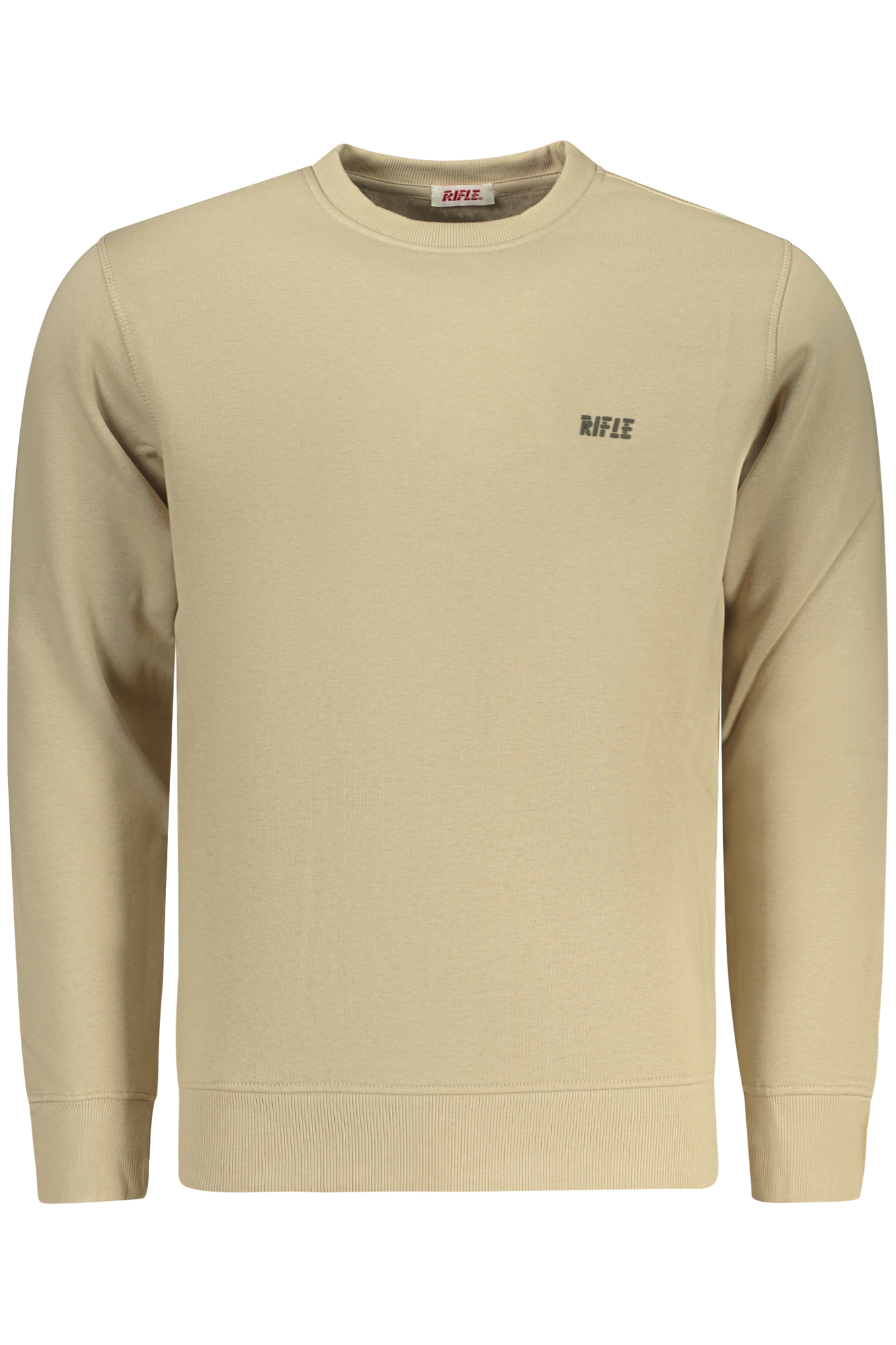 RIFLE MEN ZIP-UP SWEATSHIRT BEIGE RIFLE MEN ZIP-UP SWEATSHIRT BEIGE