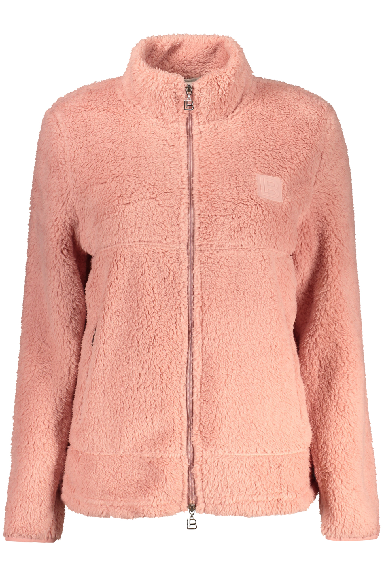 LAURA BIAGIOTTI WOMEN PINK ZIP-UP SWEATSHIRT LAURA BIAGIOTTI WOMEN PINK ZIP-UP SWEATSHIRT