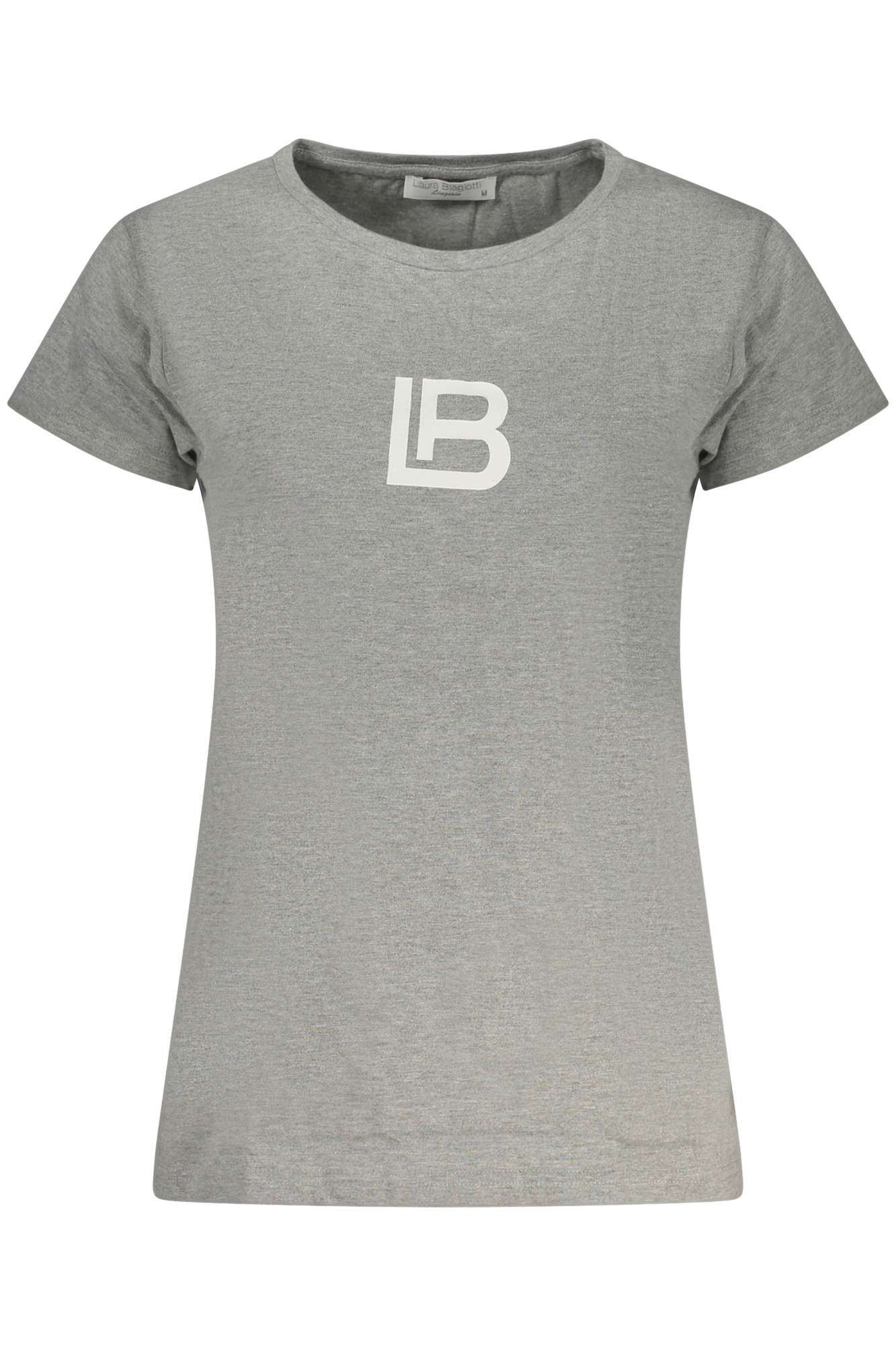 LAURA BIAGIOTTI WOMEN OUTFITTING T-SHIRT, GREY LAURA BIAGIOTTI WOMEN OUTFITTING T-SHIRT, GREY