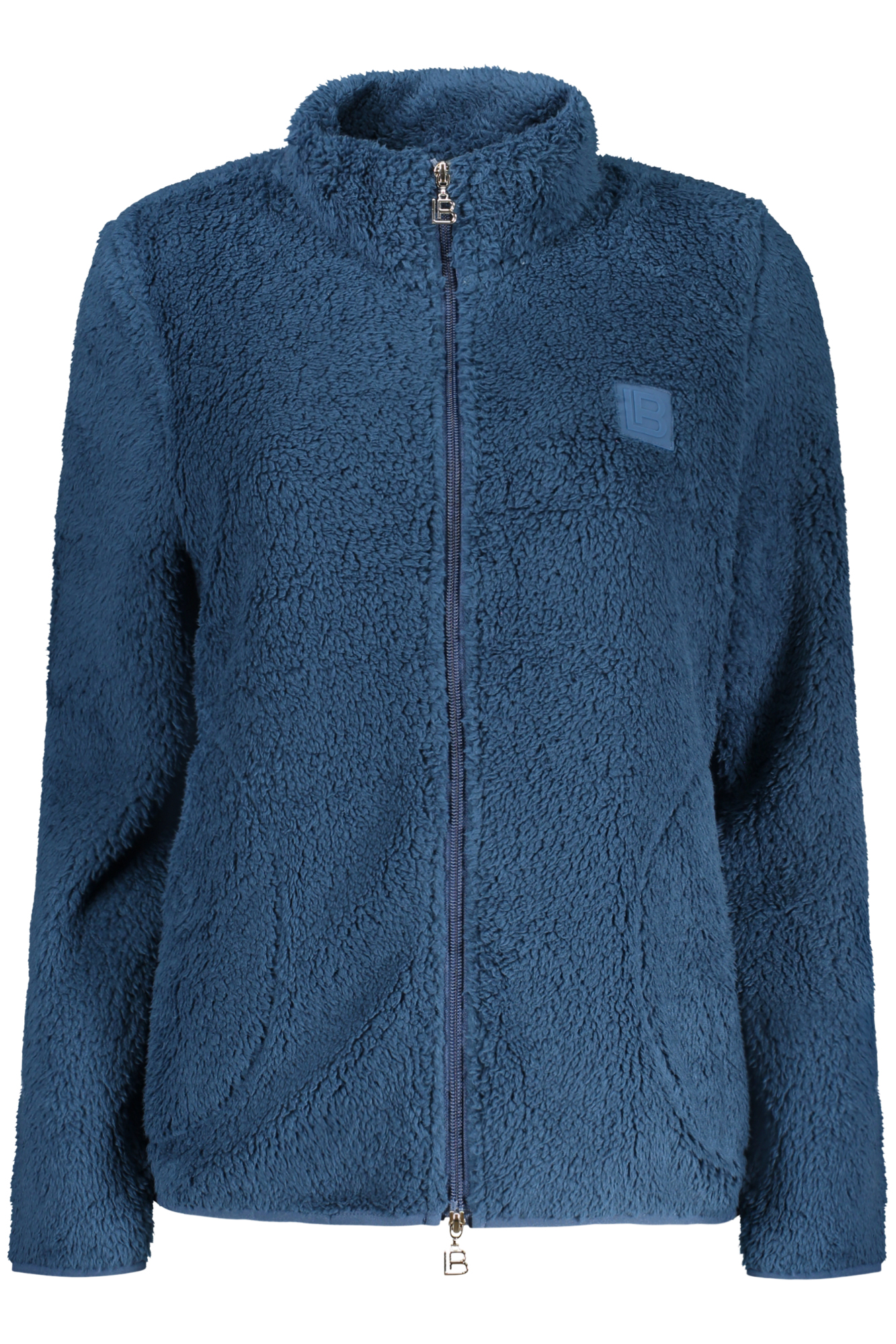 LAURA BIAGIOTTI WOMEN BLUE ZIP-UP SWEATSHIRT LAURA BIAGIOTTI WOMEN BLUE ZIP-UP SWEATSHIRT