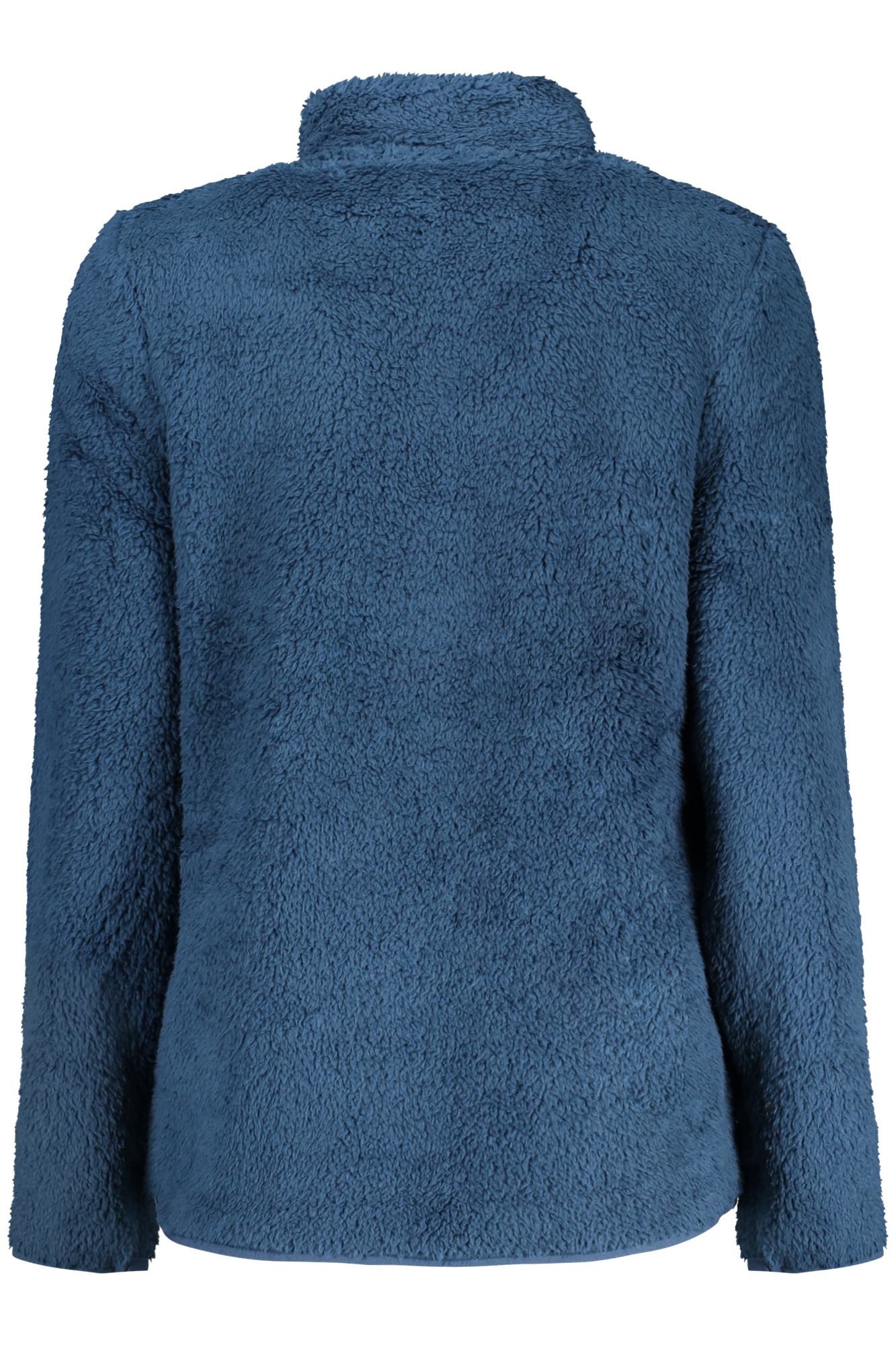 LAURA BIAGIOTTI WOMEN BLUE ZIP-UP SWEATSHIRT