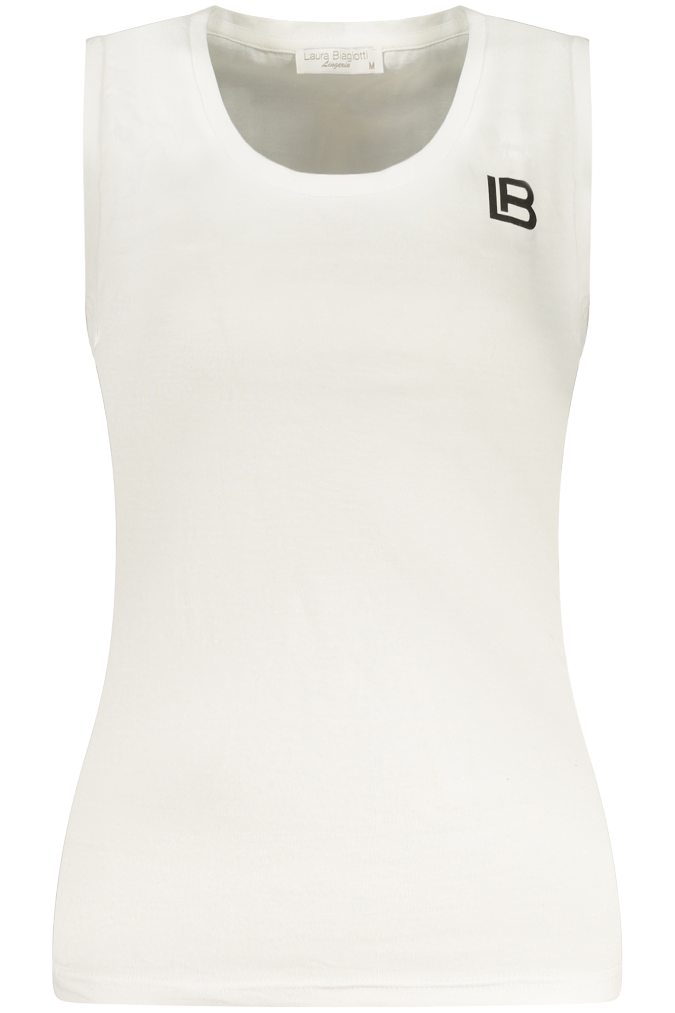 LAURA BIAGIOTTI WOMEN WHITE EXTERIOR TANK TOP LAURA BIAGIOTTI WOMEN WHITE EXTERIOR TANK TOP