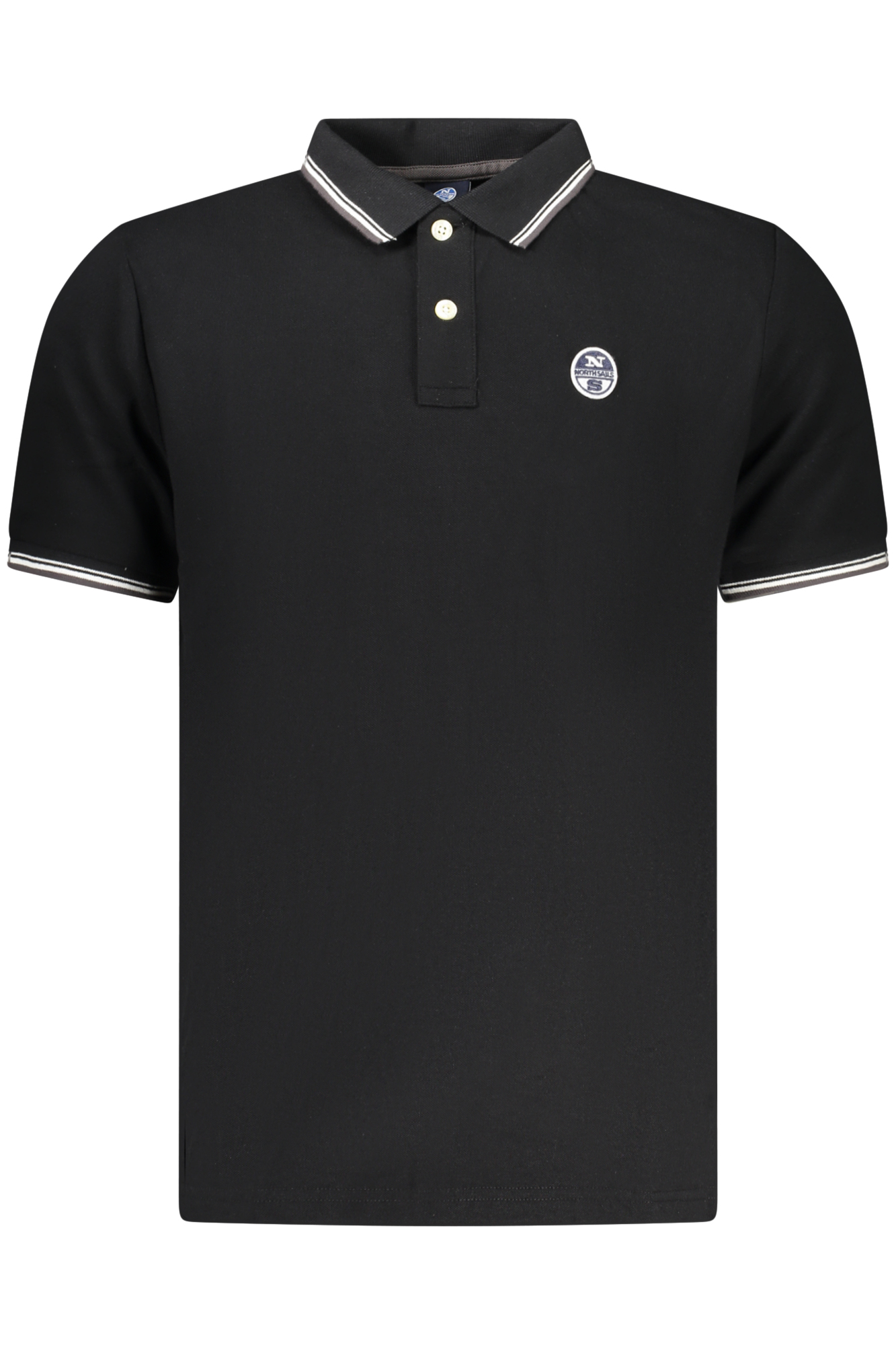 NORTH SAILS MEN SHORT-SLEEVE POLO SHIRT, BLACK NORTH SAILS MEN SHORT-SLEEVE POLO SHIRT, BLACK