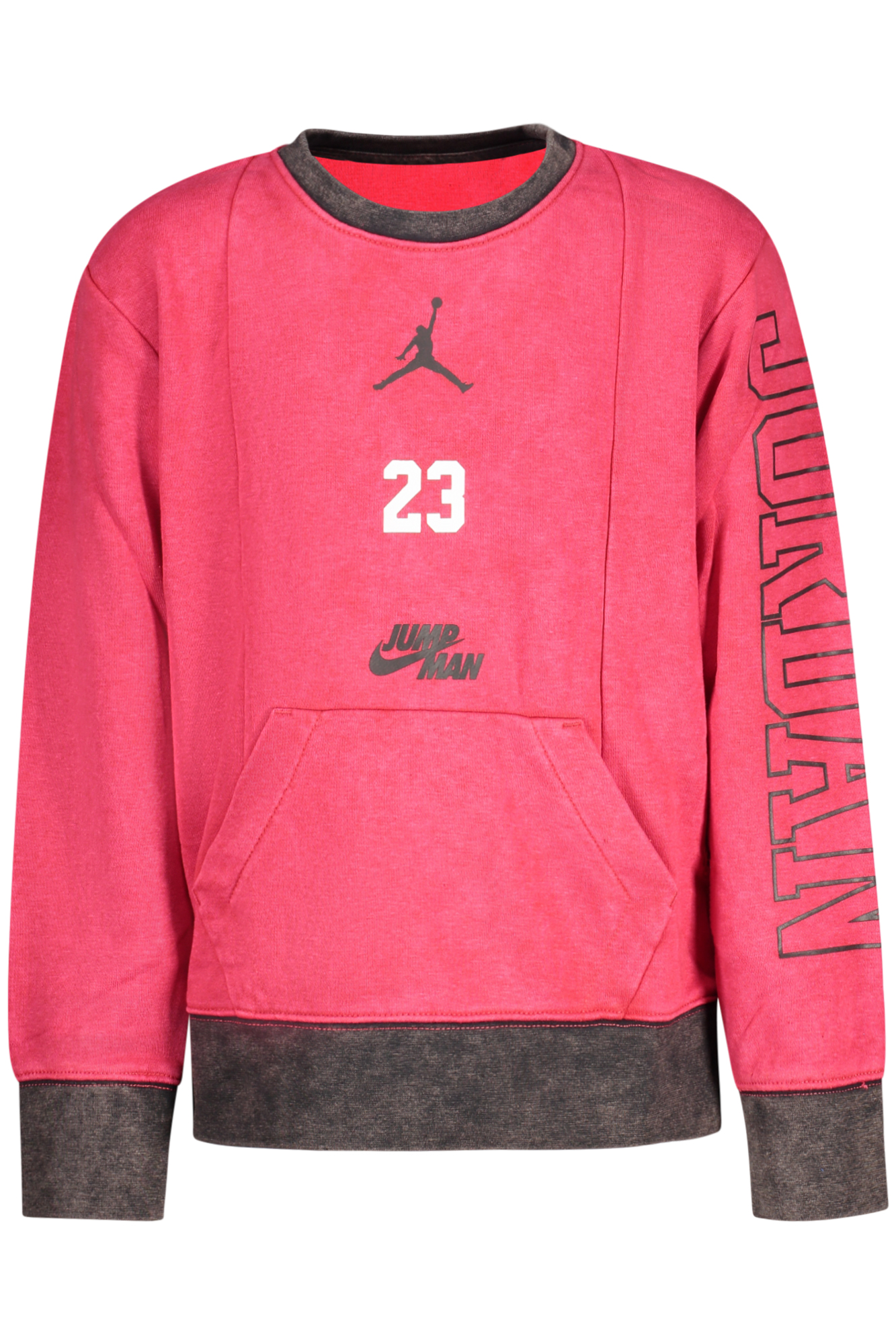 JORDAN RED ZIP-UP SWEATSHIRT FOR KIDS JORDAN RED ZIP-UP SWEATSHIRT FOR KIDS