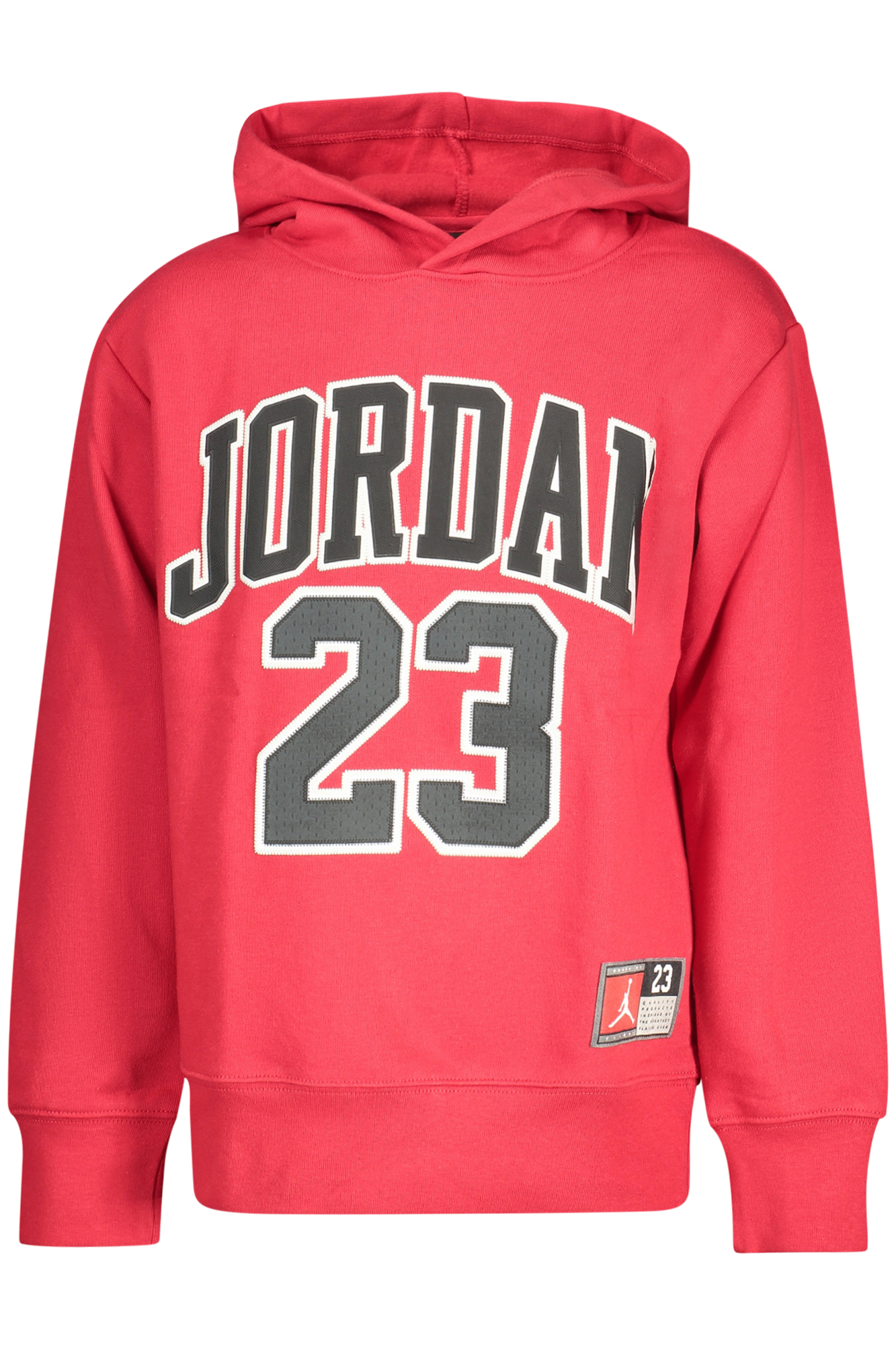 JORDAN RED ZIP-UP SWEATSHIRT FOR KIDS JORDAN RED ZIP-UP SWEATSHIRT FOR KIDS