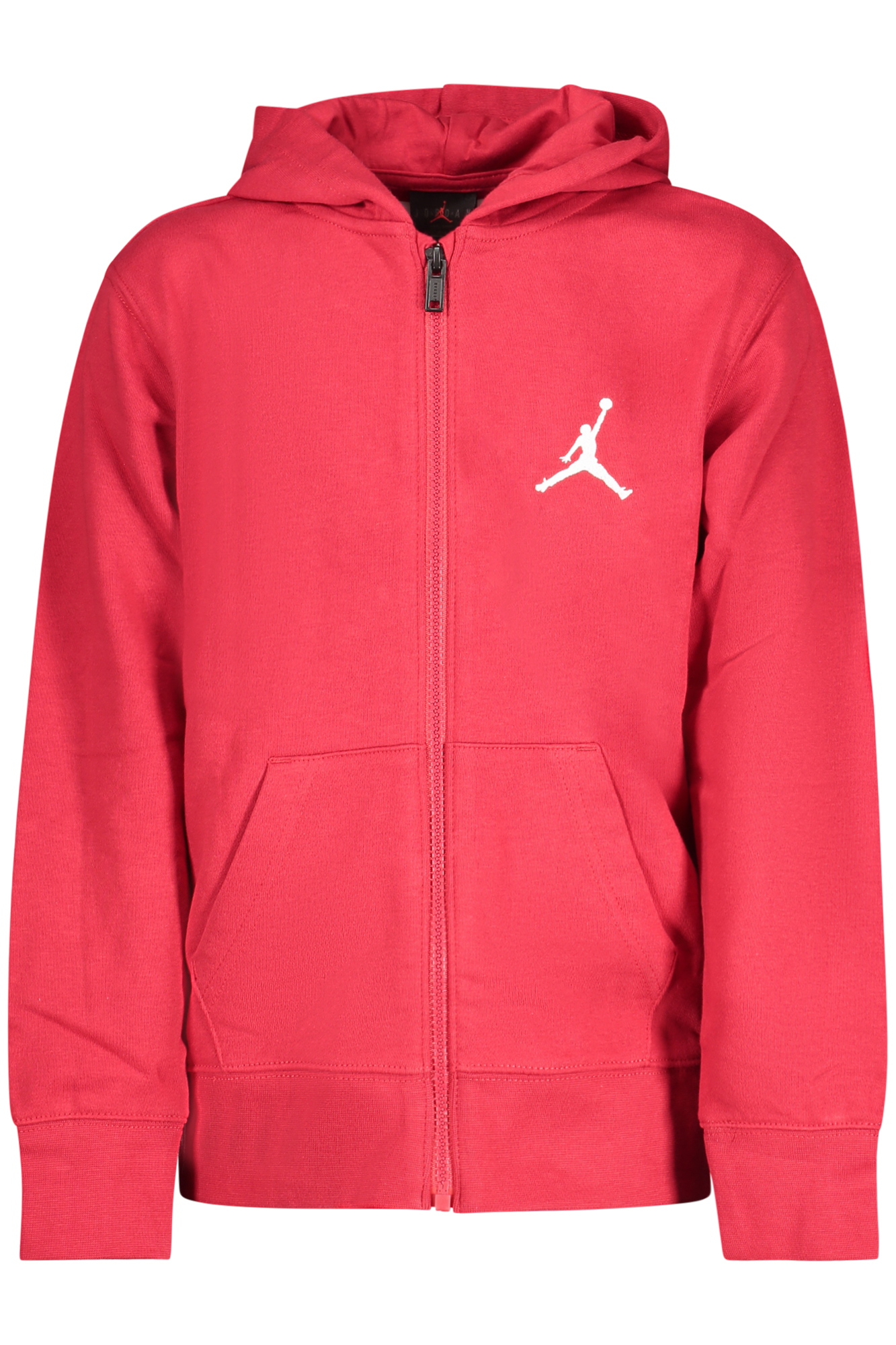 JORDAN RED ZIP-UP SWEATSHIRT FOR KIDS JORDAN RED ZIP-UP SWEATSHIRT FOR KIDS