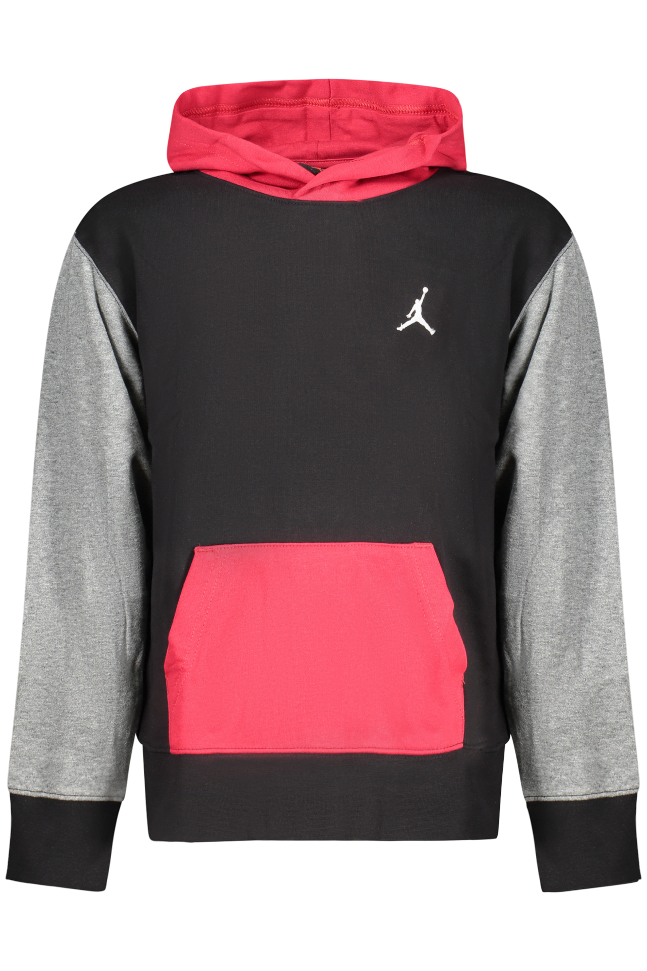 JORDAN KIDS' BLACK ZIP-UP SWEATSHIRT JORDAN KIDS' BLACK ZIP-UP SWEATSHIRT