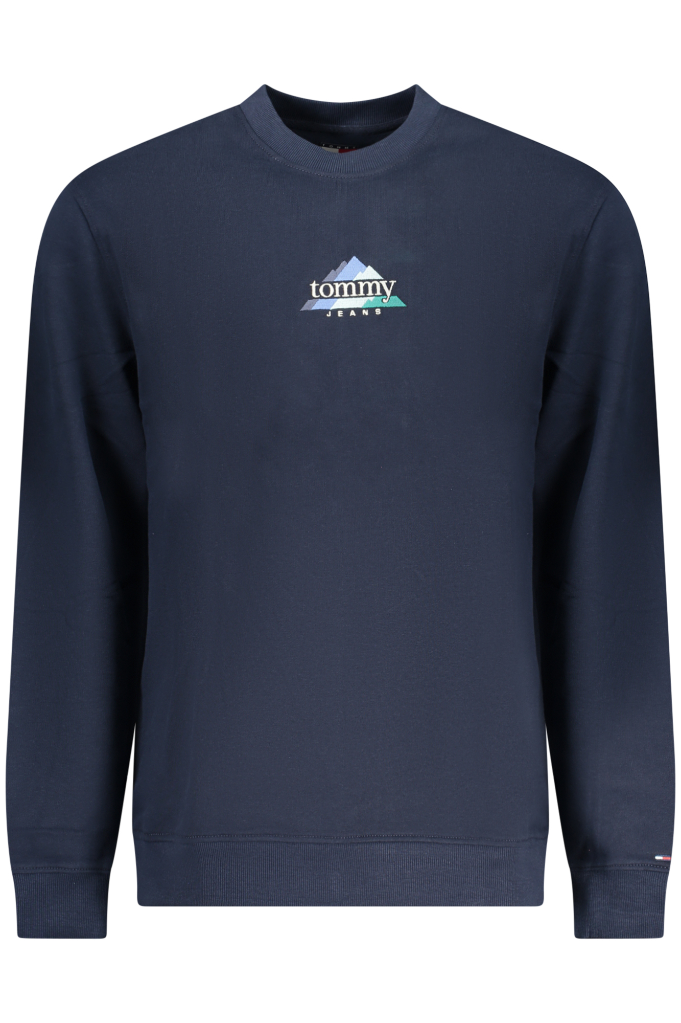 TOMMY HILFIGER MEN BLUE ZIP-UP SWEATSHIRT TOMMY HILFIGER MEN BLUE ZIP-UP SWEATSHIRT