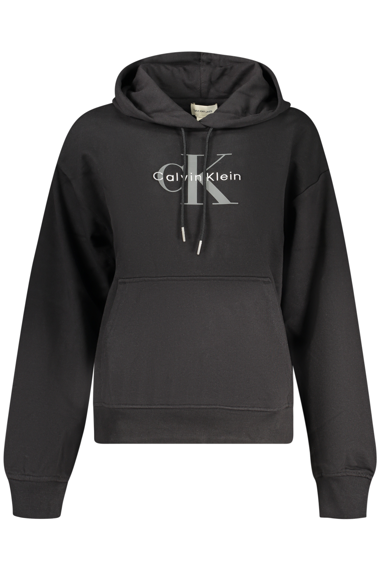 CALVIN KLEIN WOMEN BLACK ZIP-UP SWEATSHIRT CALVIN KLEIN WOMEN BLACK ZIP-UP SWEATSHIRT