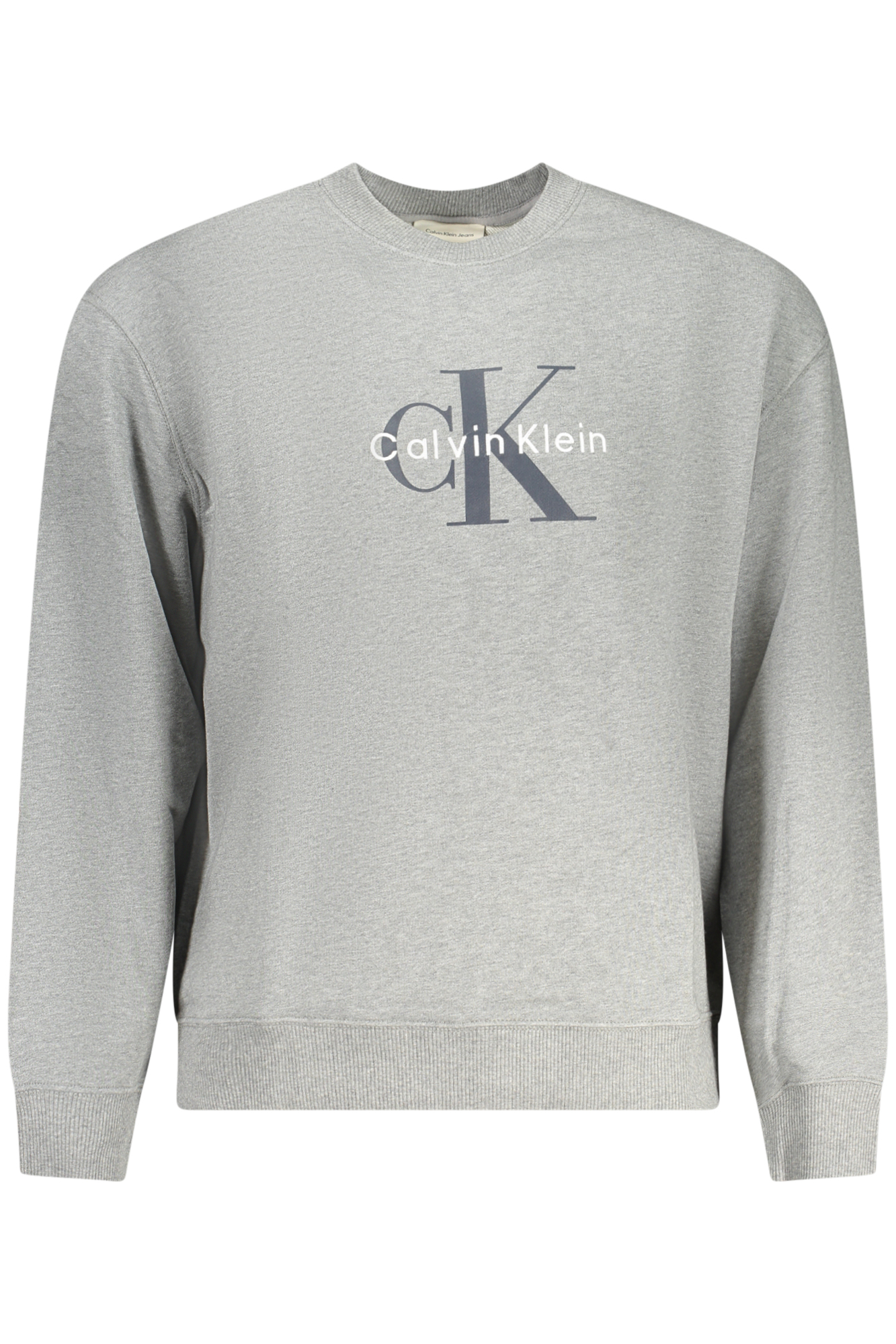 CALVIN KLEIN MEN GRAY ZIP-UP SWEATSHIRT CALVIN KLEIN MEN GRAY ZIP-UP SWEATSHIRT