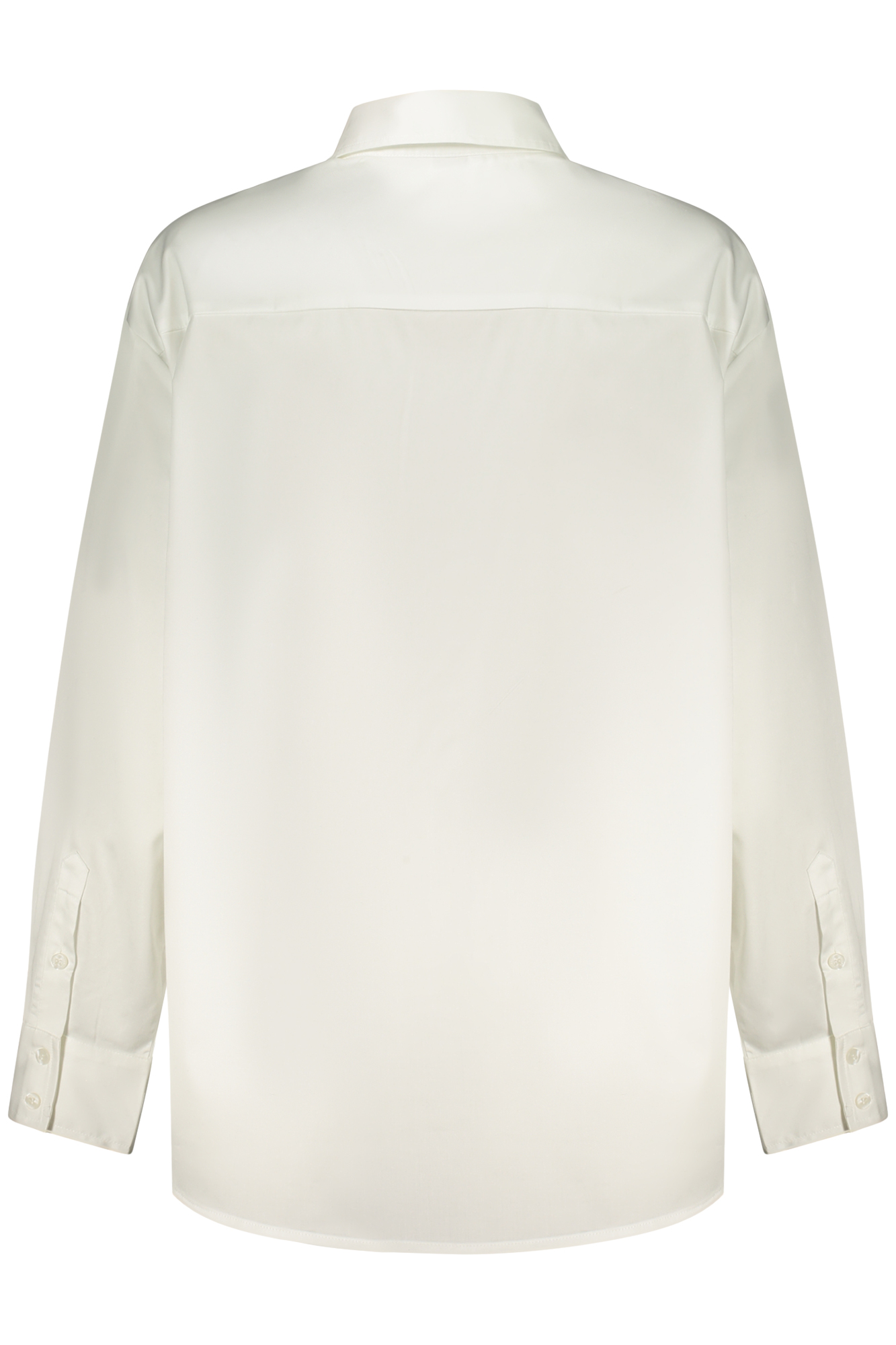 GUESS JEANS WOMEN LONG-SLEEVED SHIRT WHITE