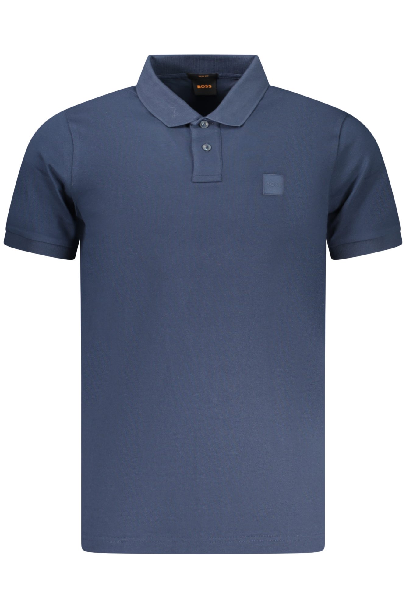 BOSS MEN SHORT-SLEEVE POLO SHIRT, BLUE BOSS MEN SHORT-SLEEVE POLO SHIRT, BLUE
