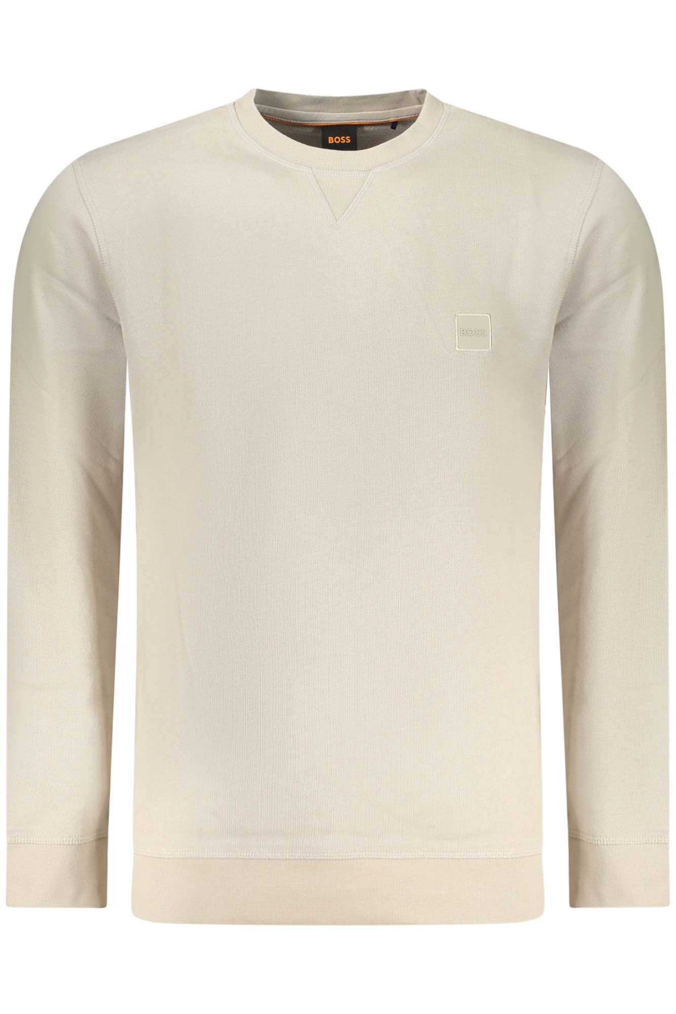 BOSS MEN ZIP-UP SWEATSHIRT, BEIGE BOSS MEN ZIP-UP SWEATSHIRT, BEIGE